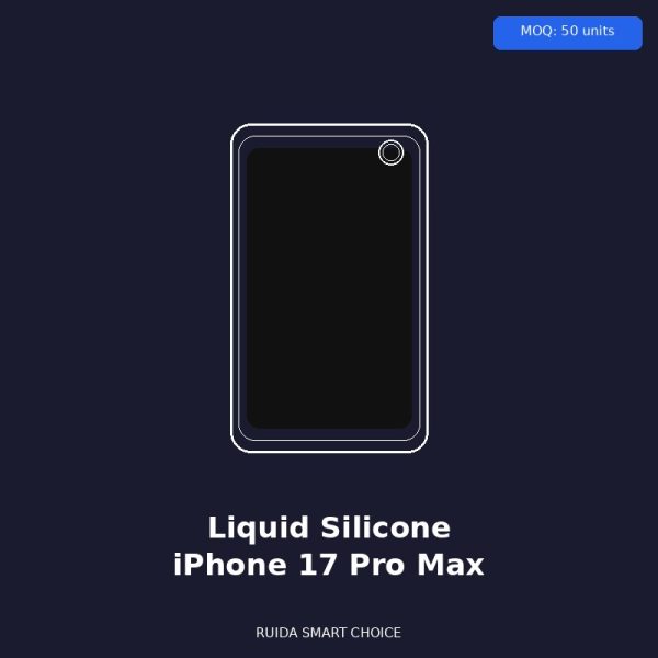 Liquid Silicone Case for iPhone 17 Pro Max — White Liquid Silicone Case for iPhone 17 Pro Max — White - Wholesale Phone Case by Ruida Smart Choice