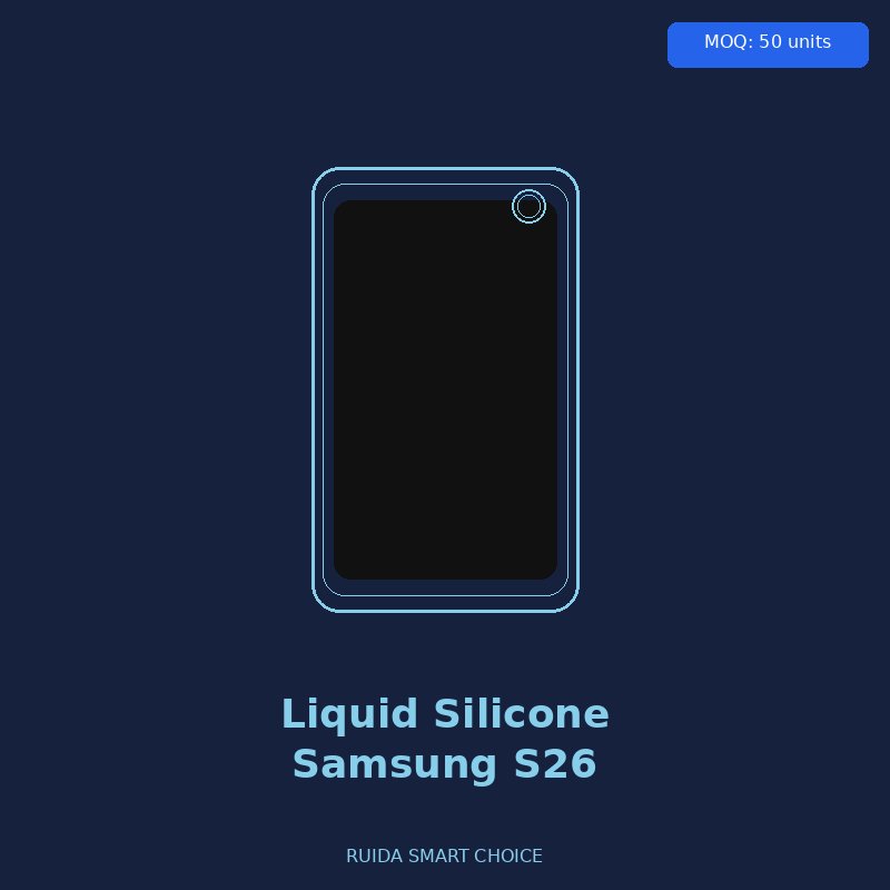 Liquid Silicone Case for Samsung S26 — Navy Blue - Wholesale Phone Case by Ruida Smart Choice