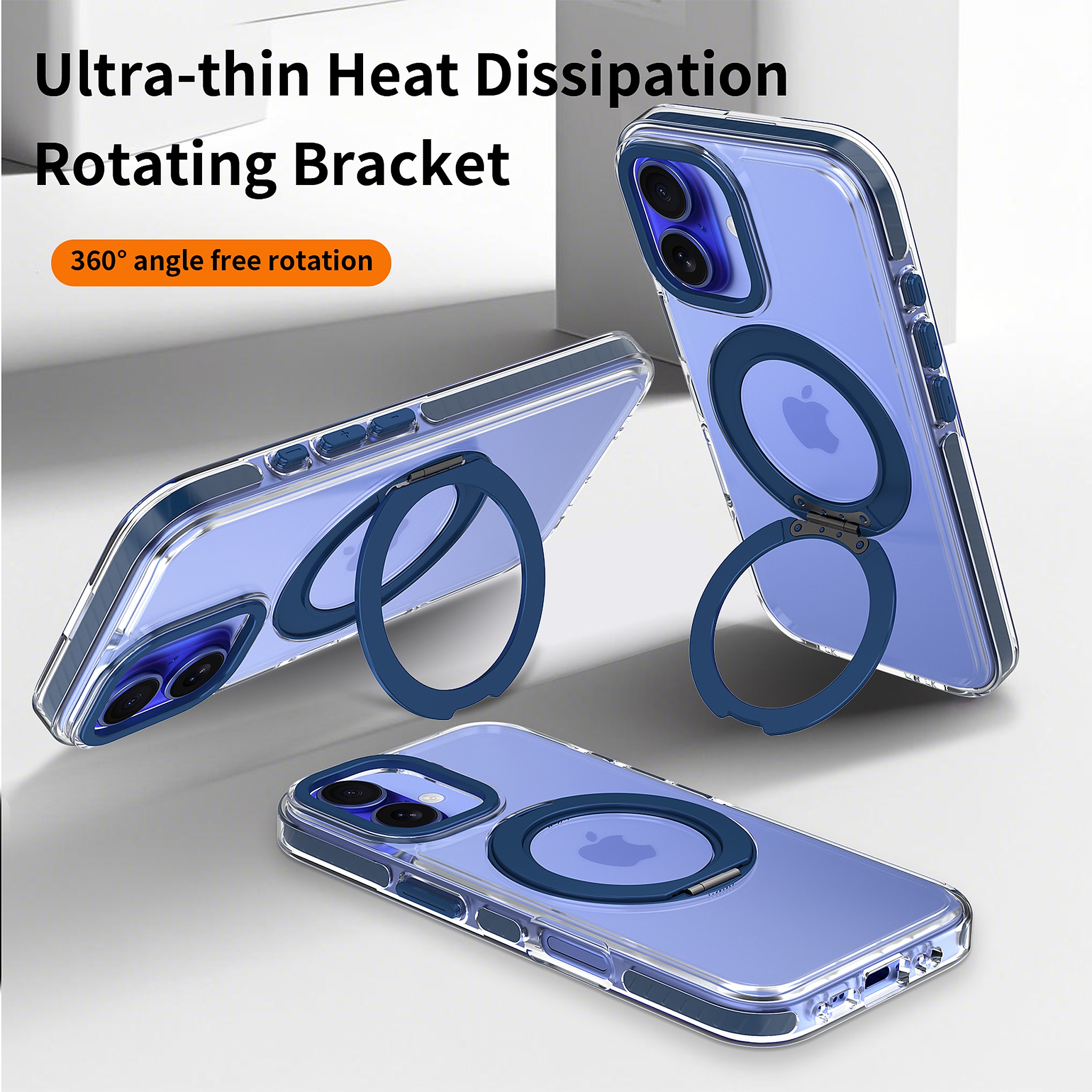 SendaFit Iridescent Two-Tone 360° Stand Case for iPhone 16 detail 26