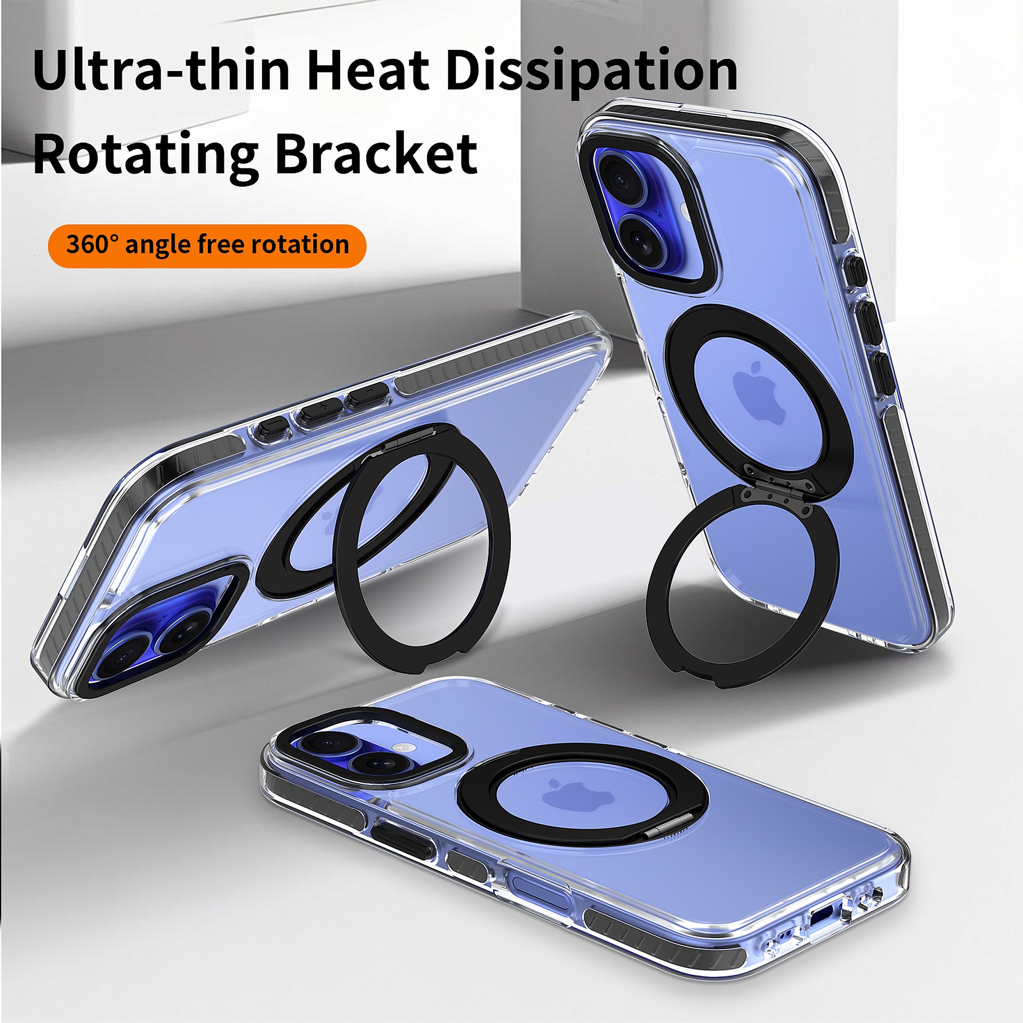 SendaFit Iridescent Two-Tone 360° Stand Case for iPhone 16 detail 27