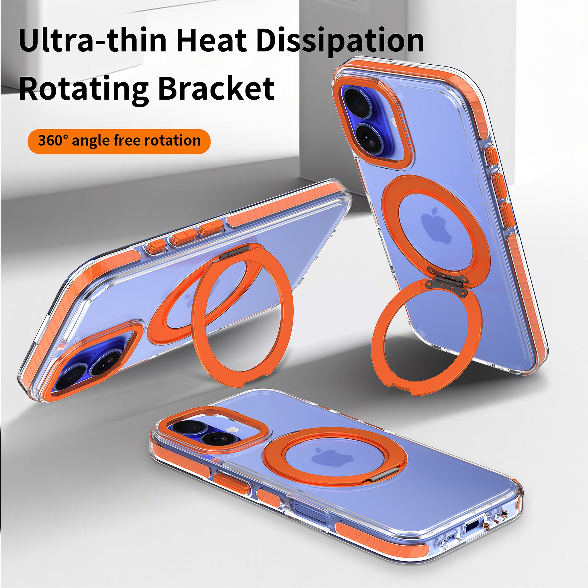 SendaFit Iridescent Two-Tone 360° Stand Case for iPhone 16 detail 29