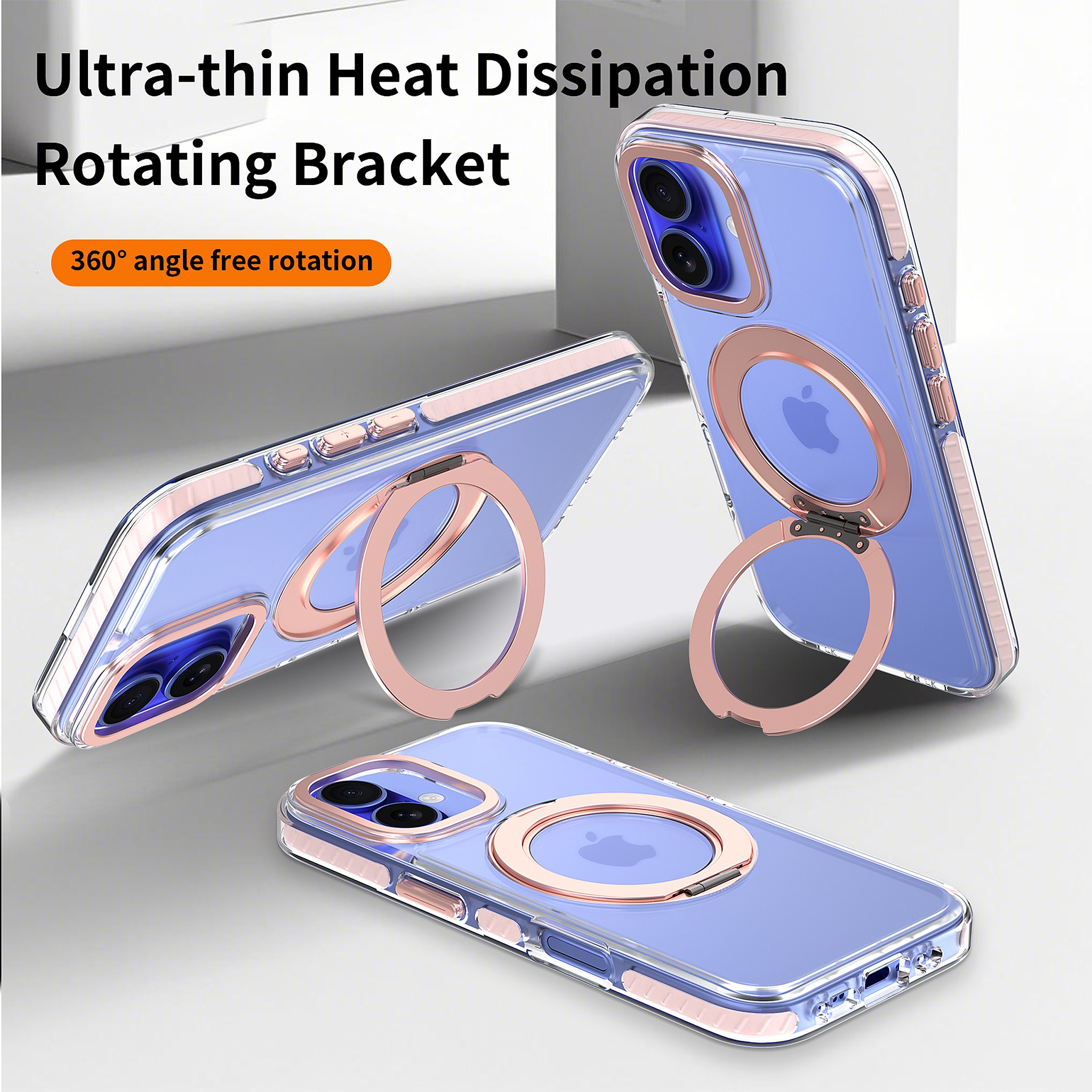 SendaFit Iridescent Two-Tone 360° Stand Case for iPhone 16 detail 30