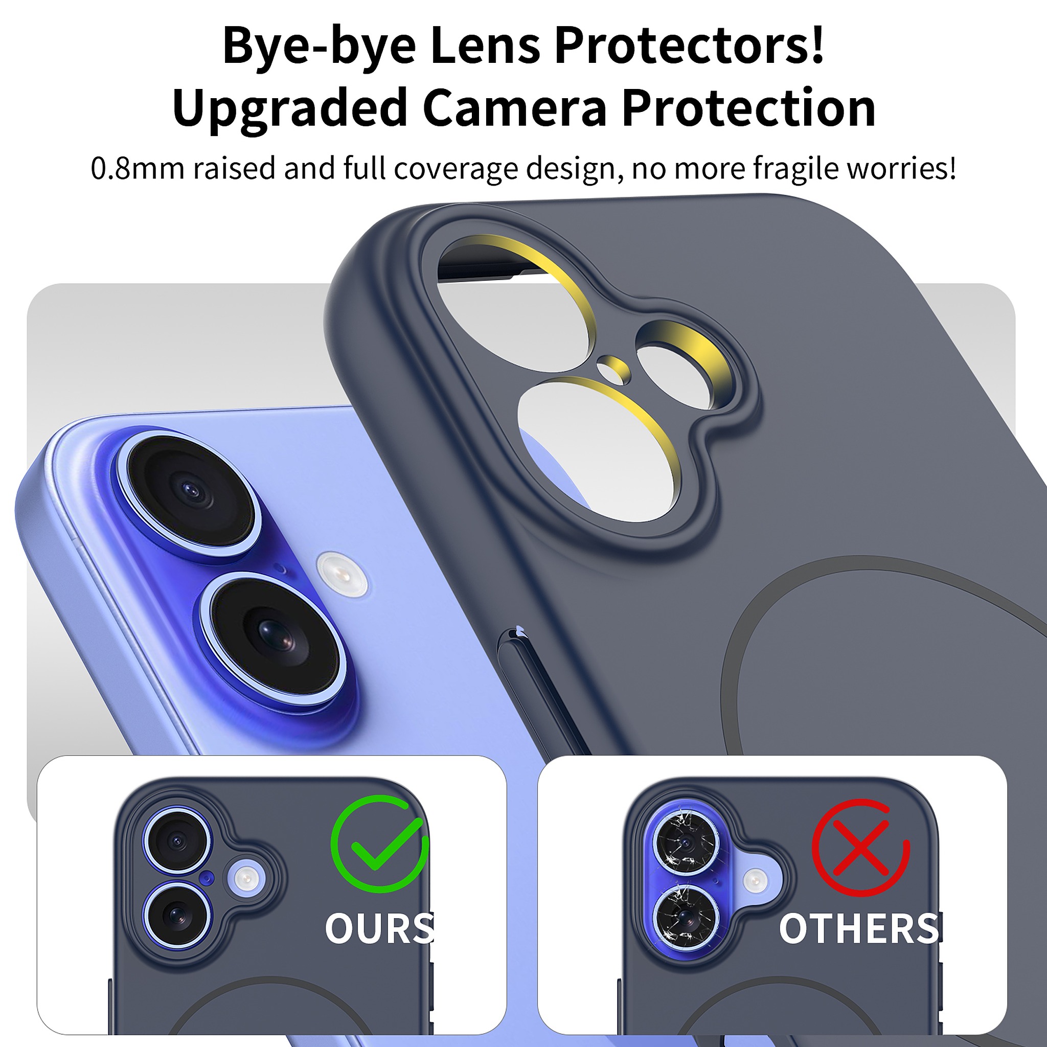 SendaFit Solid-Color Two-in-One MagSafe Case for iPhone 16 detail 1