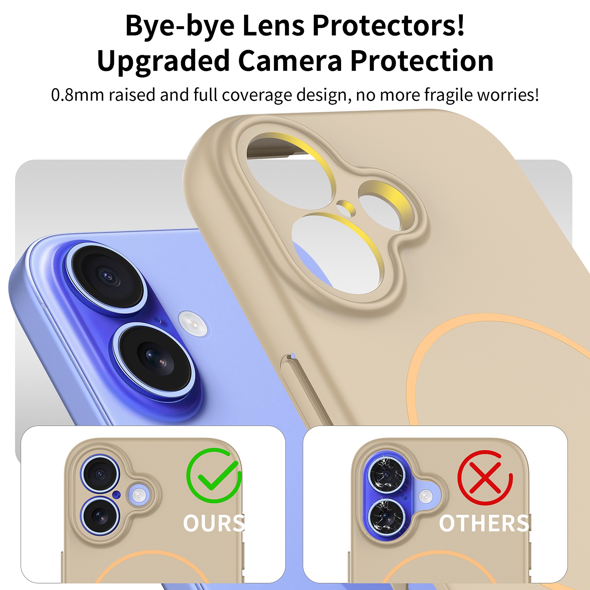 SendaFit Solid-Color Two-in-One MagSafe Case for iPhone 16 detail 2