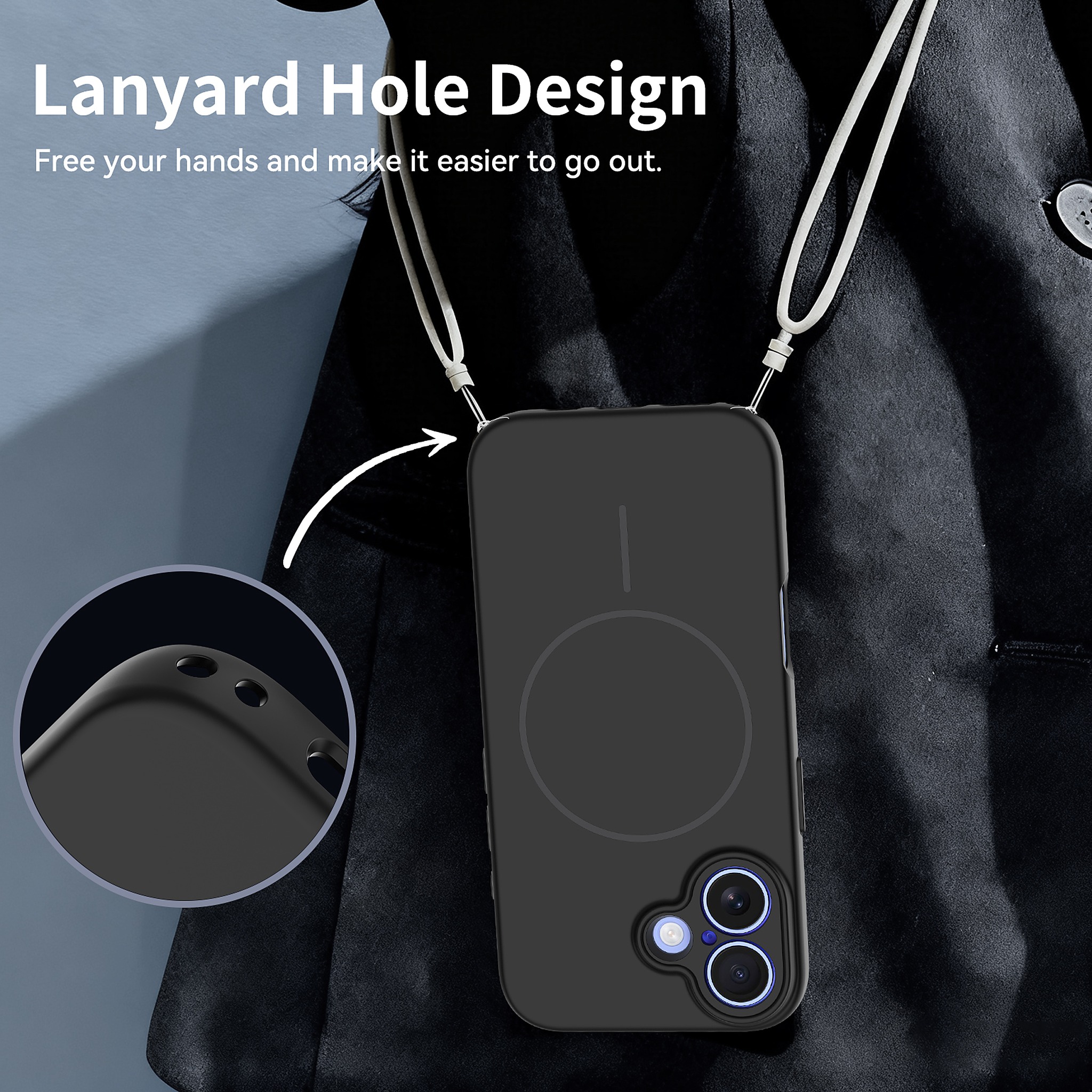 SendaFit Solid-Color Two-in-One MagSafe Case for iPhone 16 detail 20