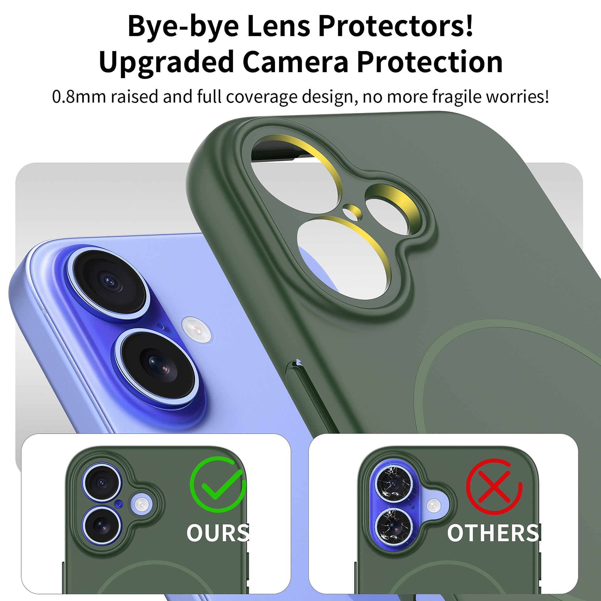 SendaFit Solid-Color Two-in-One MagSafe Case for iPhone 16 detail 3