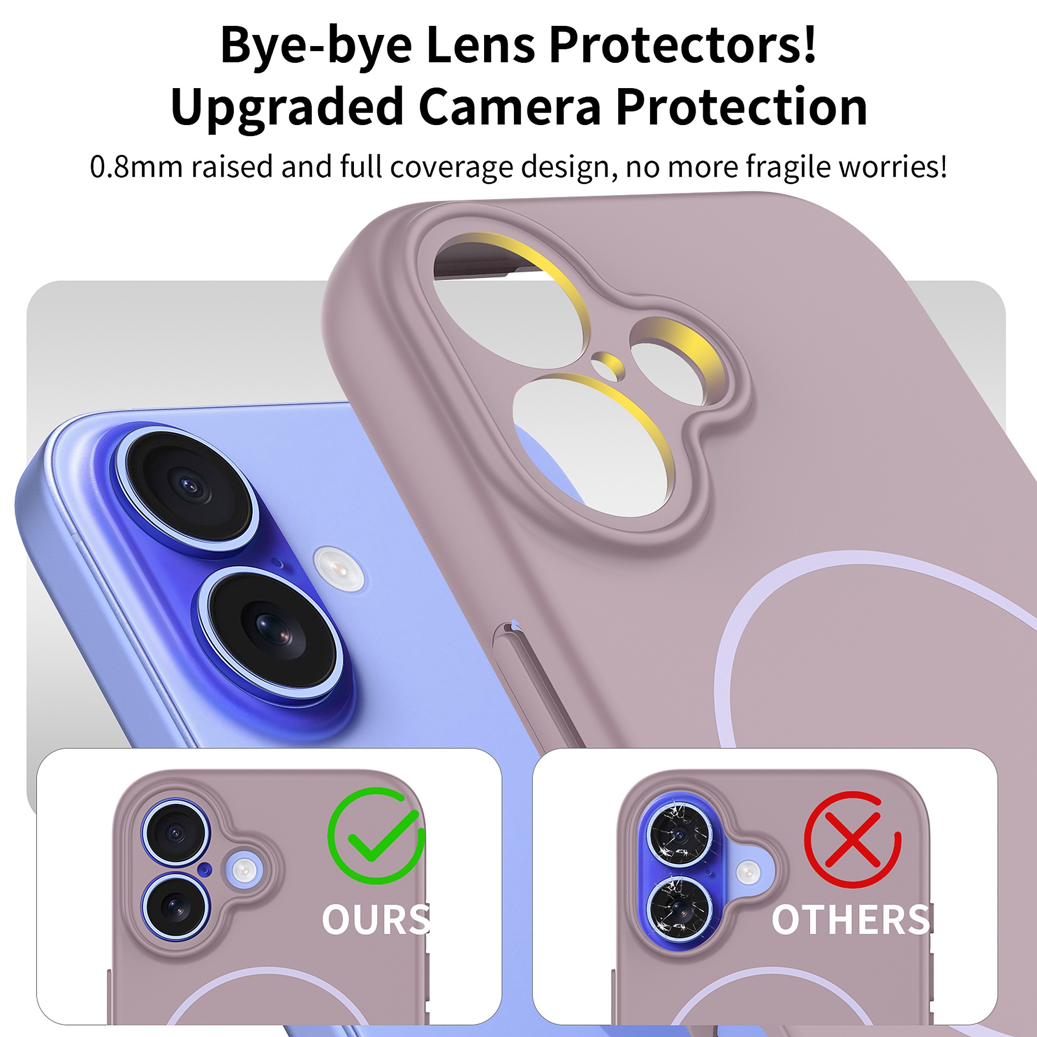 SendaFit Solid-Color Two-in-One MagSafe Case for iPhone 16 detail 4