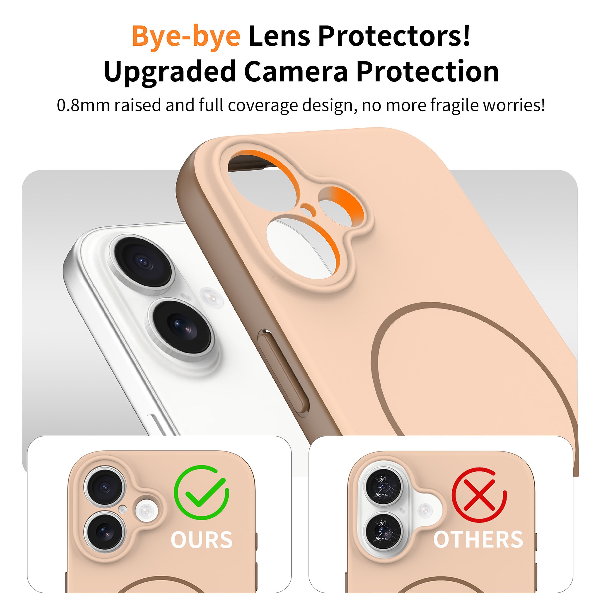 SendaFit Skin-Feel Two-in-One MagSafe Case for iPhone 16 detail 1