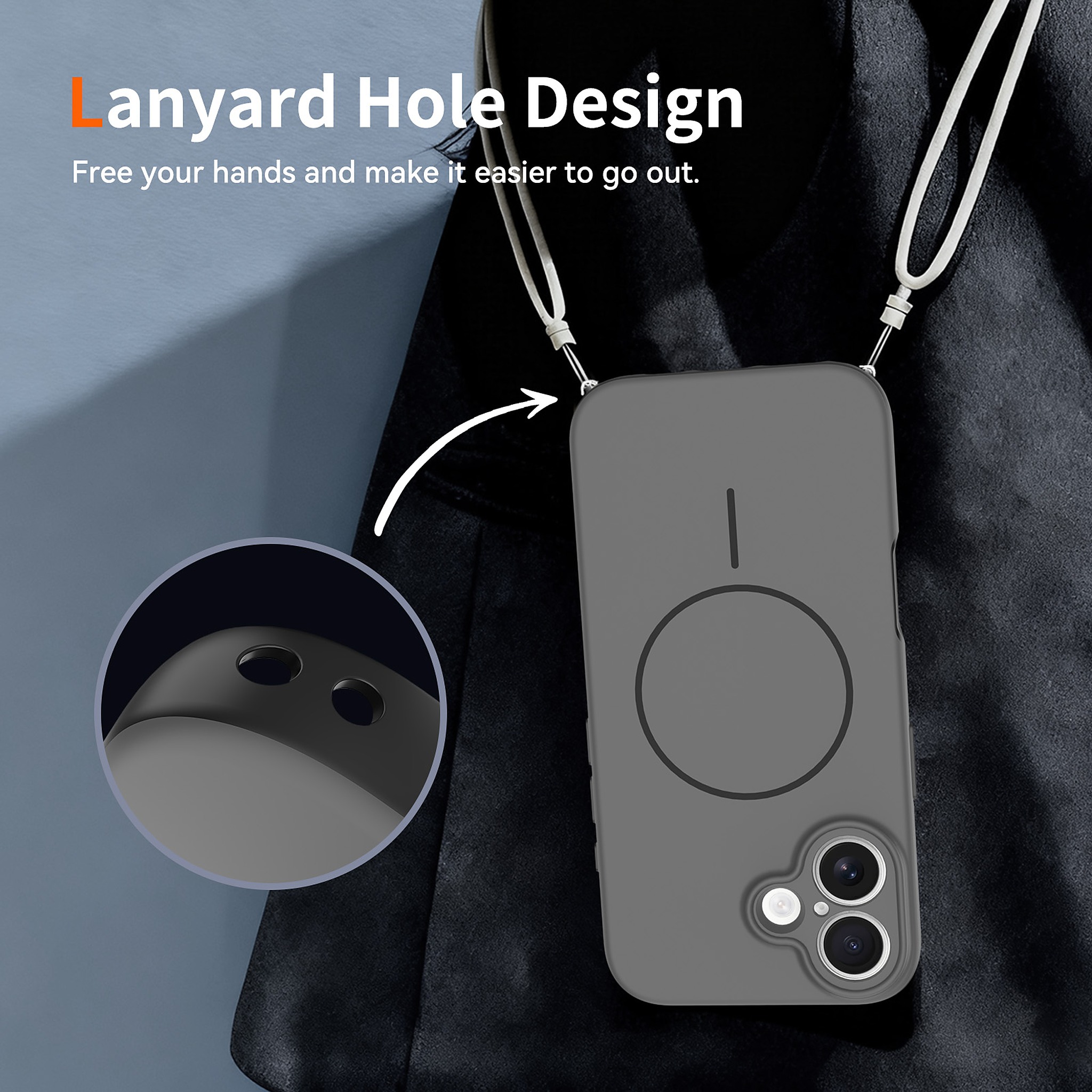 SendaFit Skin-Feel Two-in-One MagSafe Case for iPhone 16 detail 18