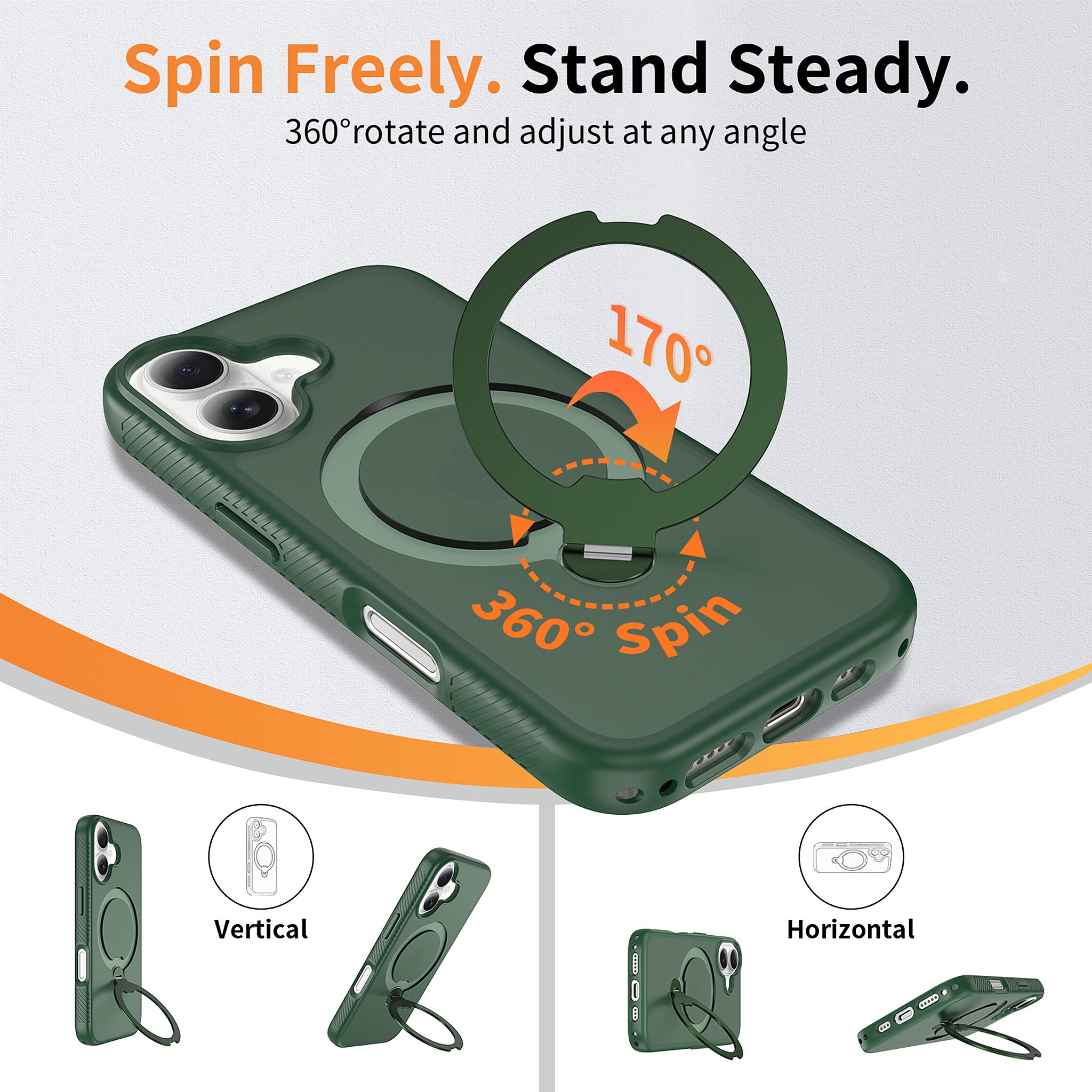 SendaFit 360° Full-Body Two-in-One Case for iPhone 16 detail 12