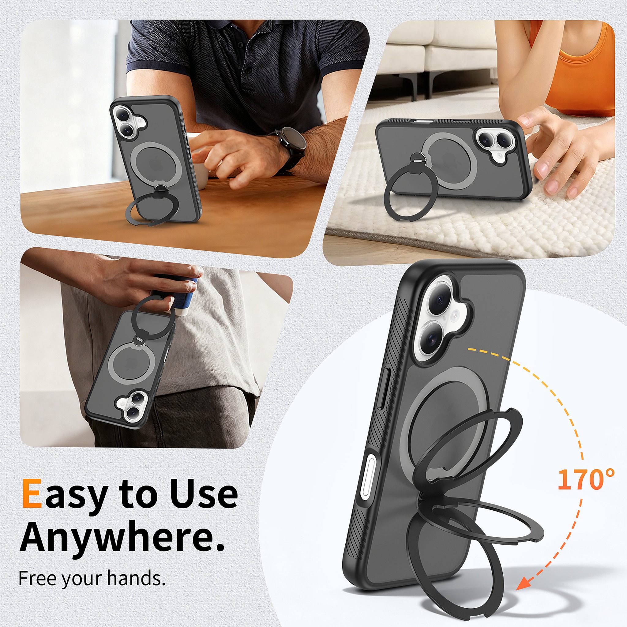 SendaFit 360° Full-Body Two-in-One Case for iPhone 16 detail 15