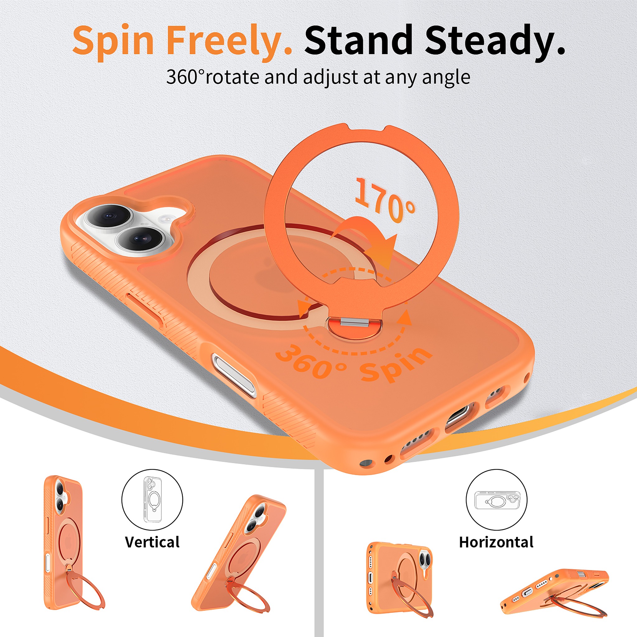 SendaFit 360° Full-Body Two-in-One Case for iPhone 16 detail 4