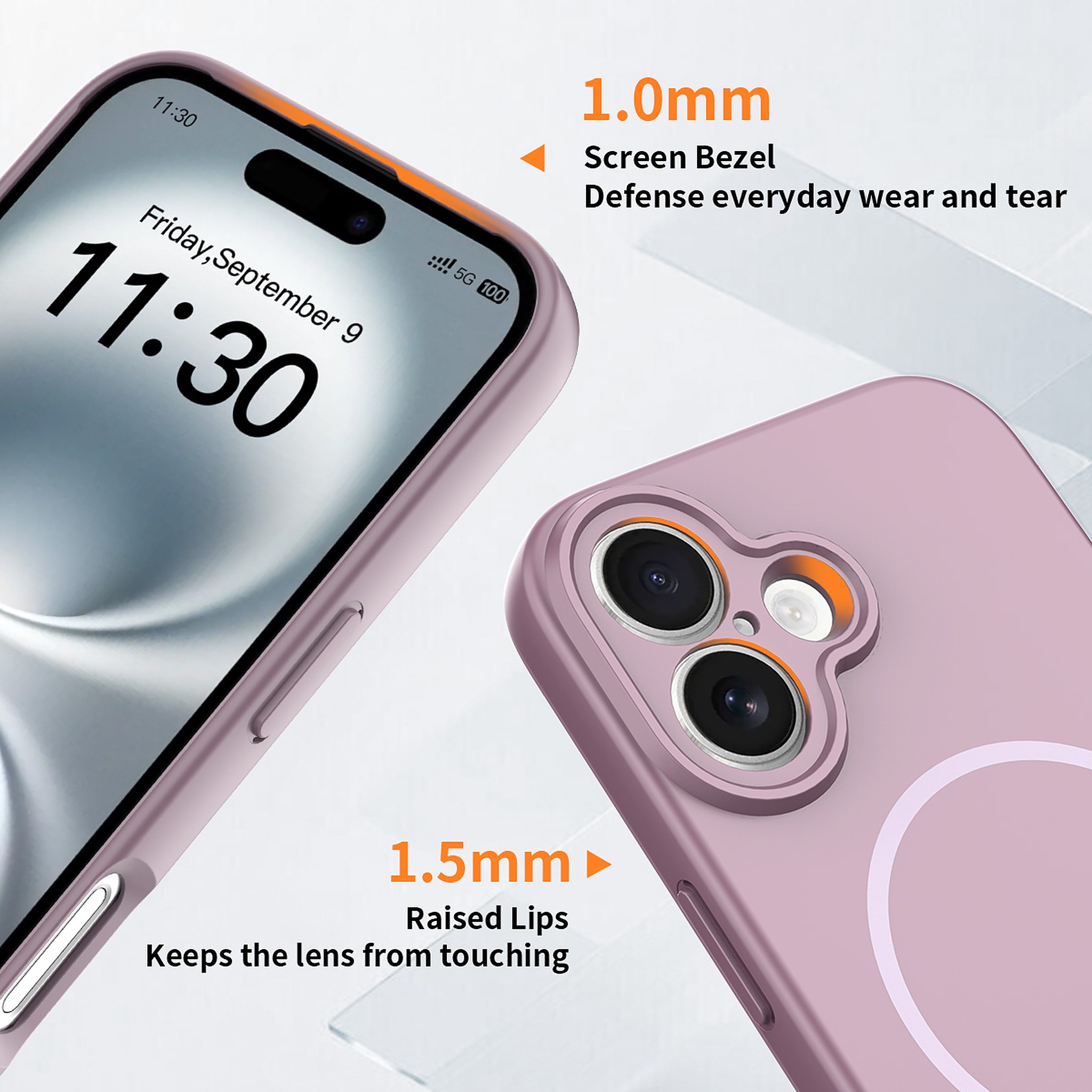 SendaFit Solid-Color Two-in-One MagSafe Case for iPhone 16 (006 Batch) detail 14