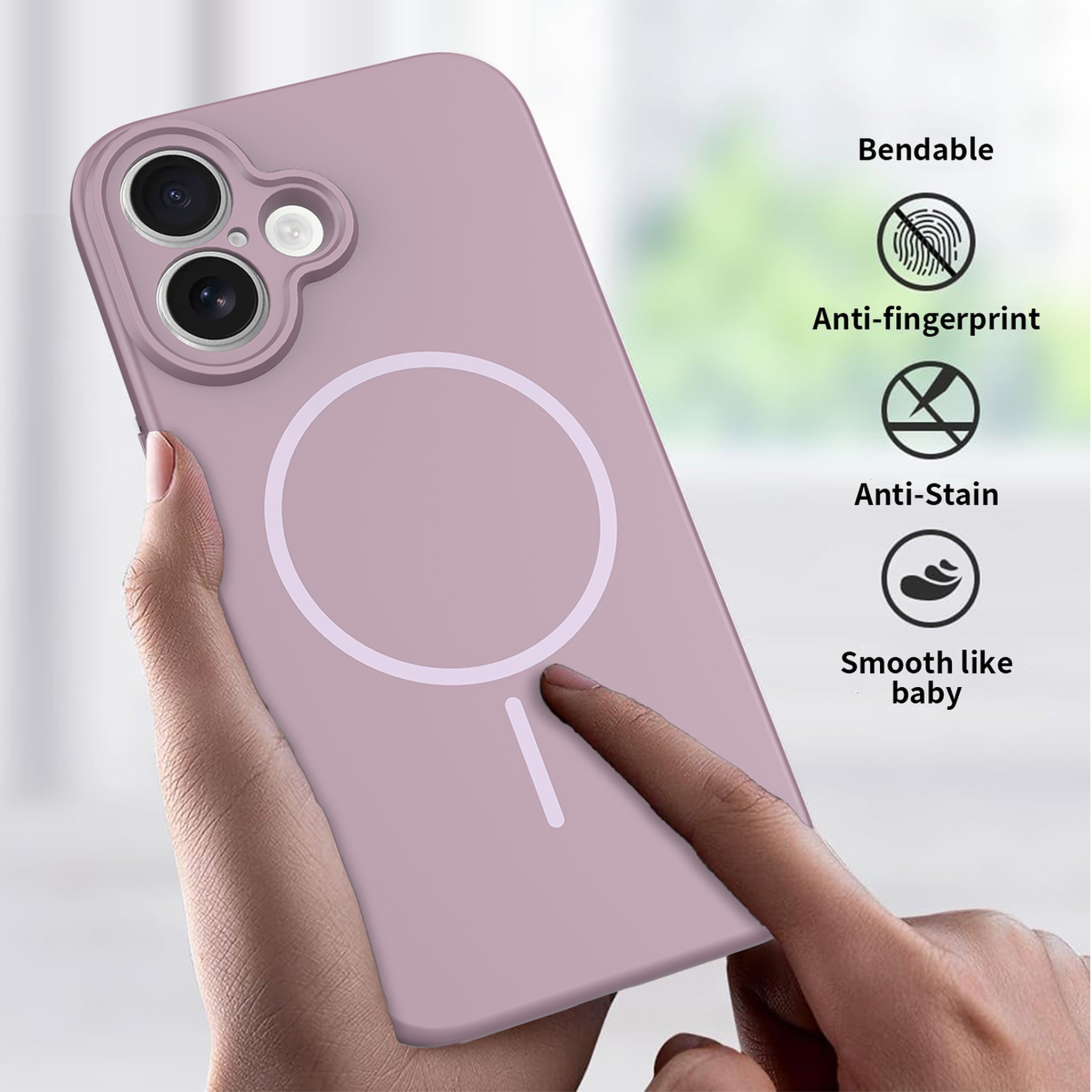 SendaFit Solid-Color Two-in-One MagSafe Case for iPhone 16 (006 Batch) detail 15