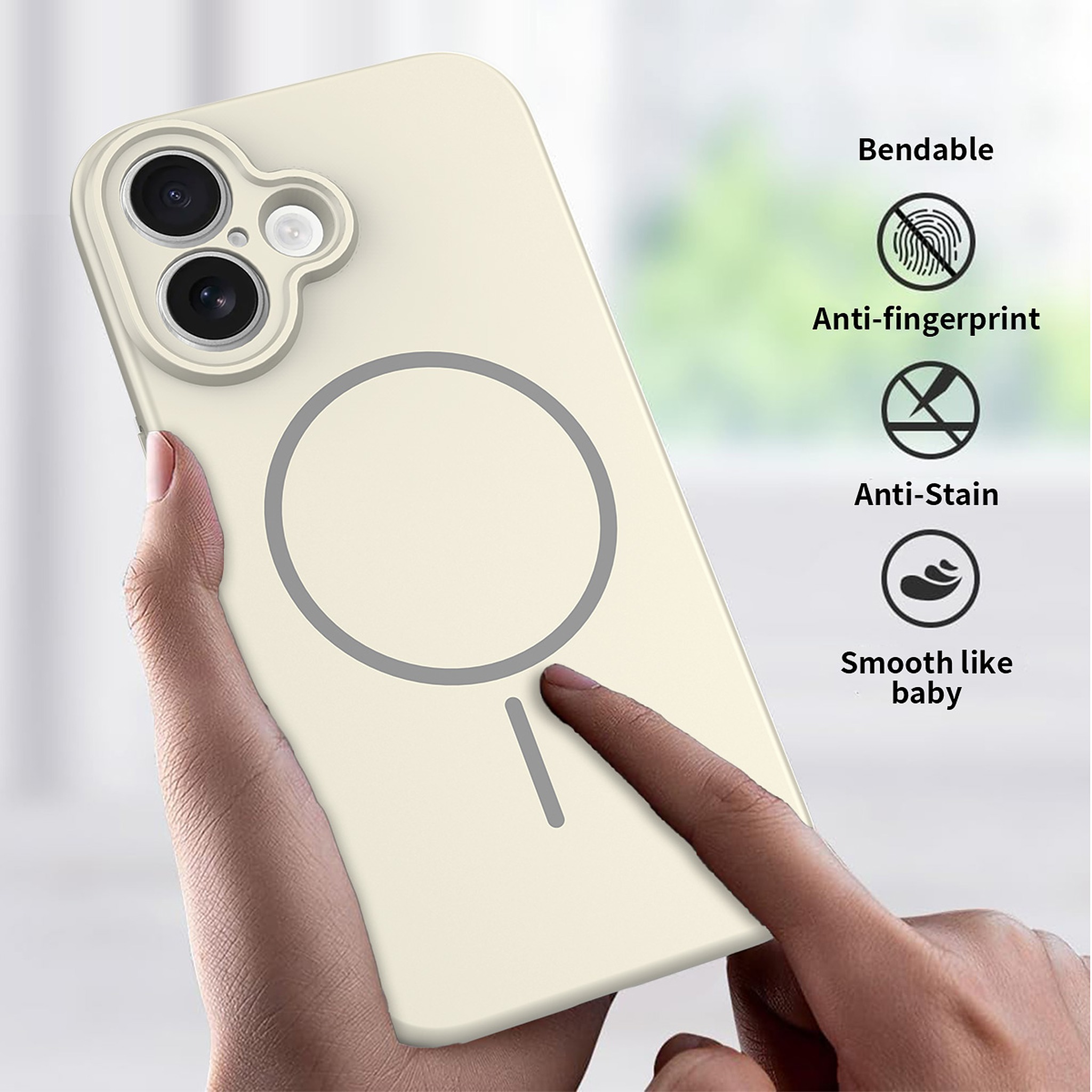 SendaFit Solid-Color Two-in-One MagSafe Case for iPhone 16 (006 Batch) detail 20