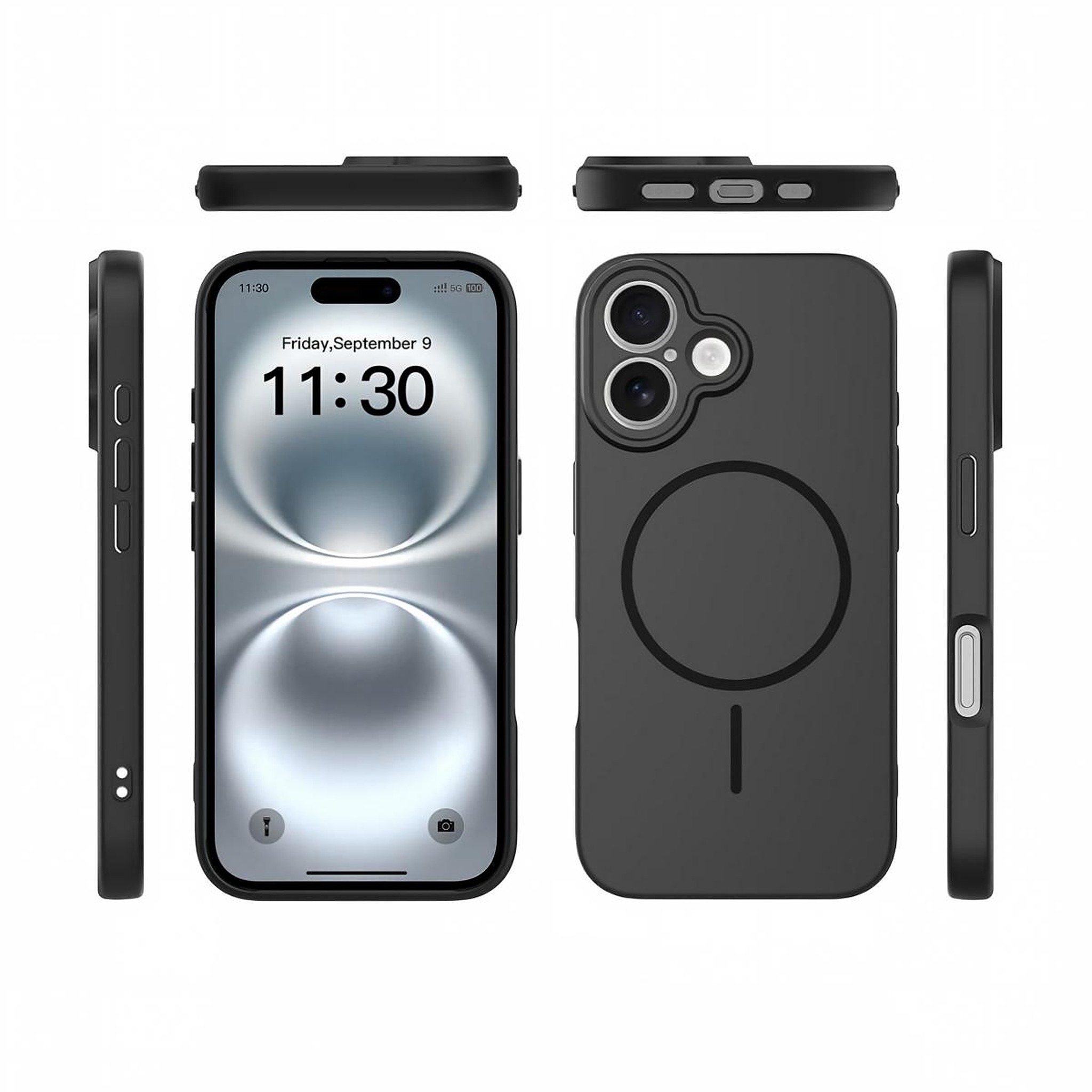 SendaFit Solid-Color Two-in-One MagSafe Case for iPhone 16 (006 Batch)