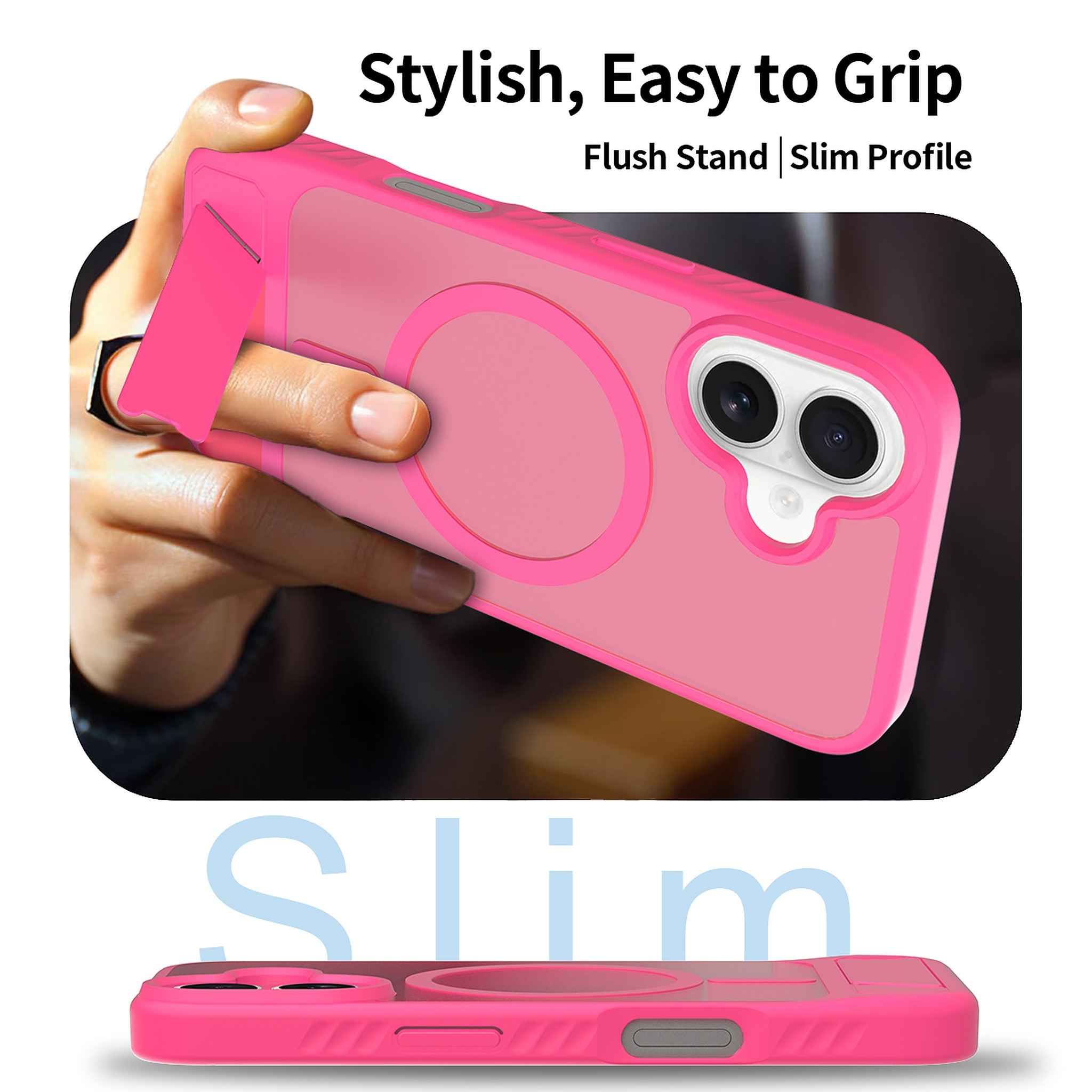 SendaFit Matte 45° Kickstand Case for iPhone 16 detail 2