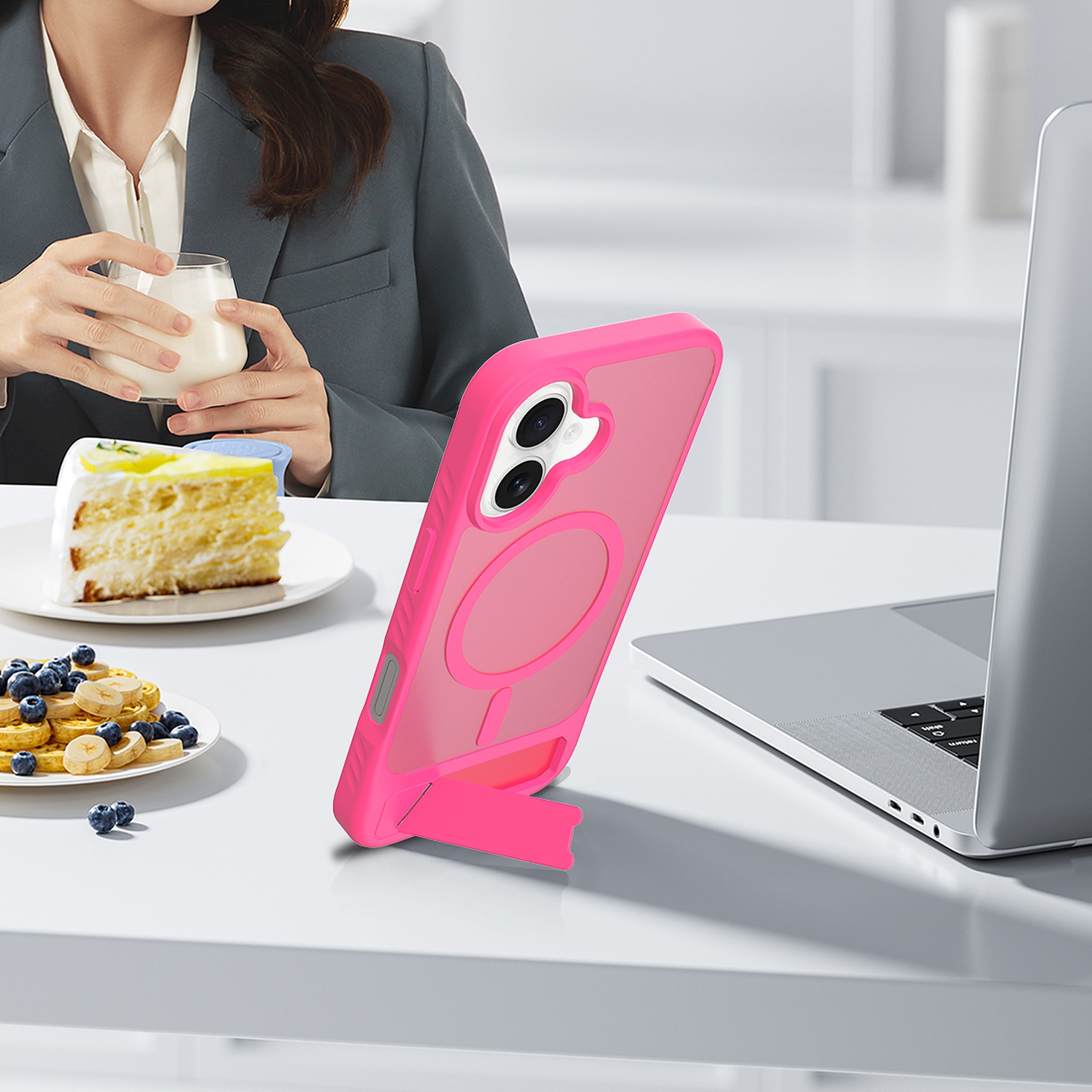 SendaFit Matte 45° Kickstand Case for iPhone 16 detail 26