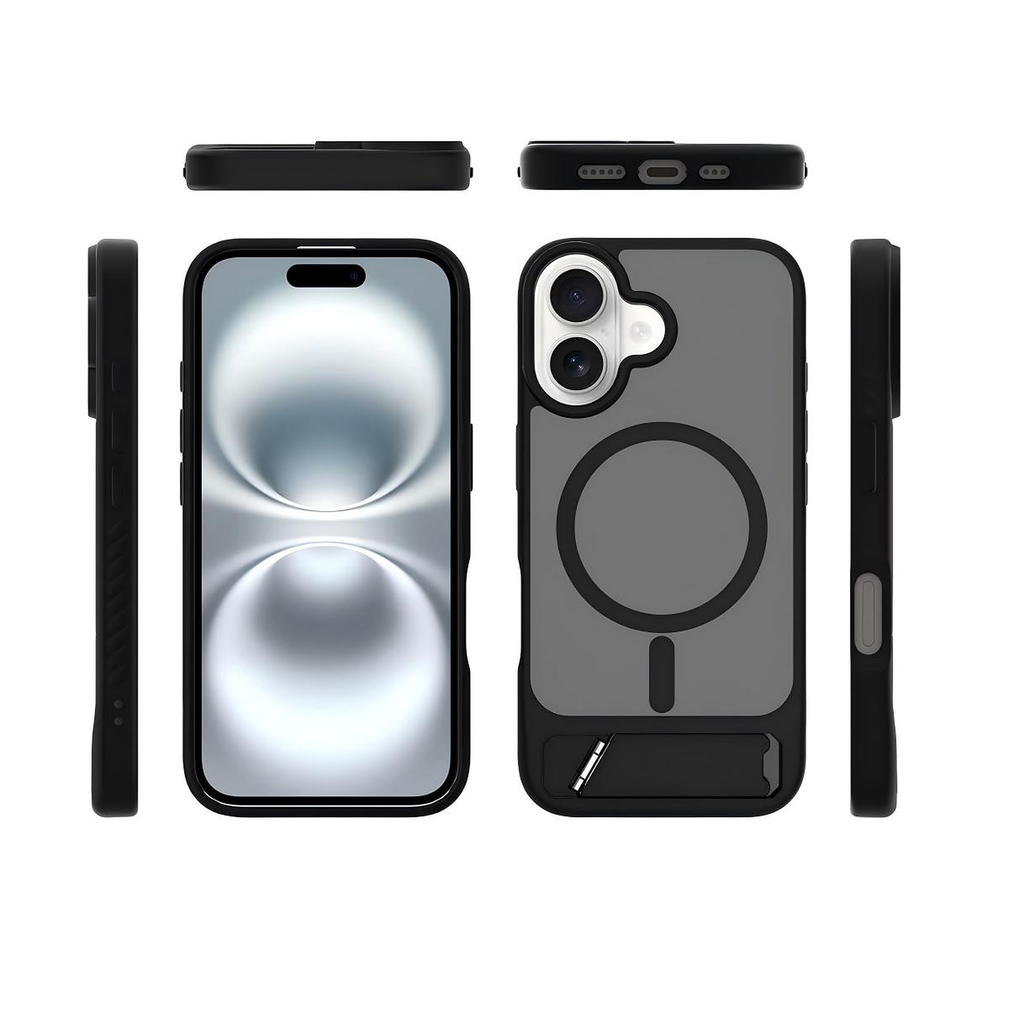 SendaFit Matte 45° Kickstand Case for iPhone 16