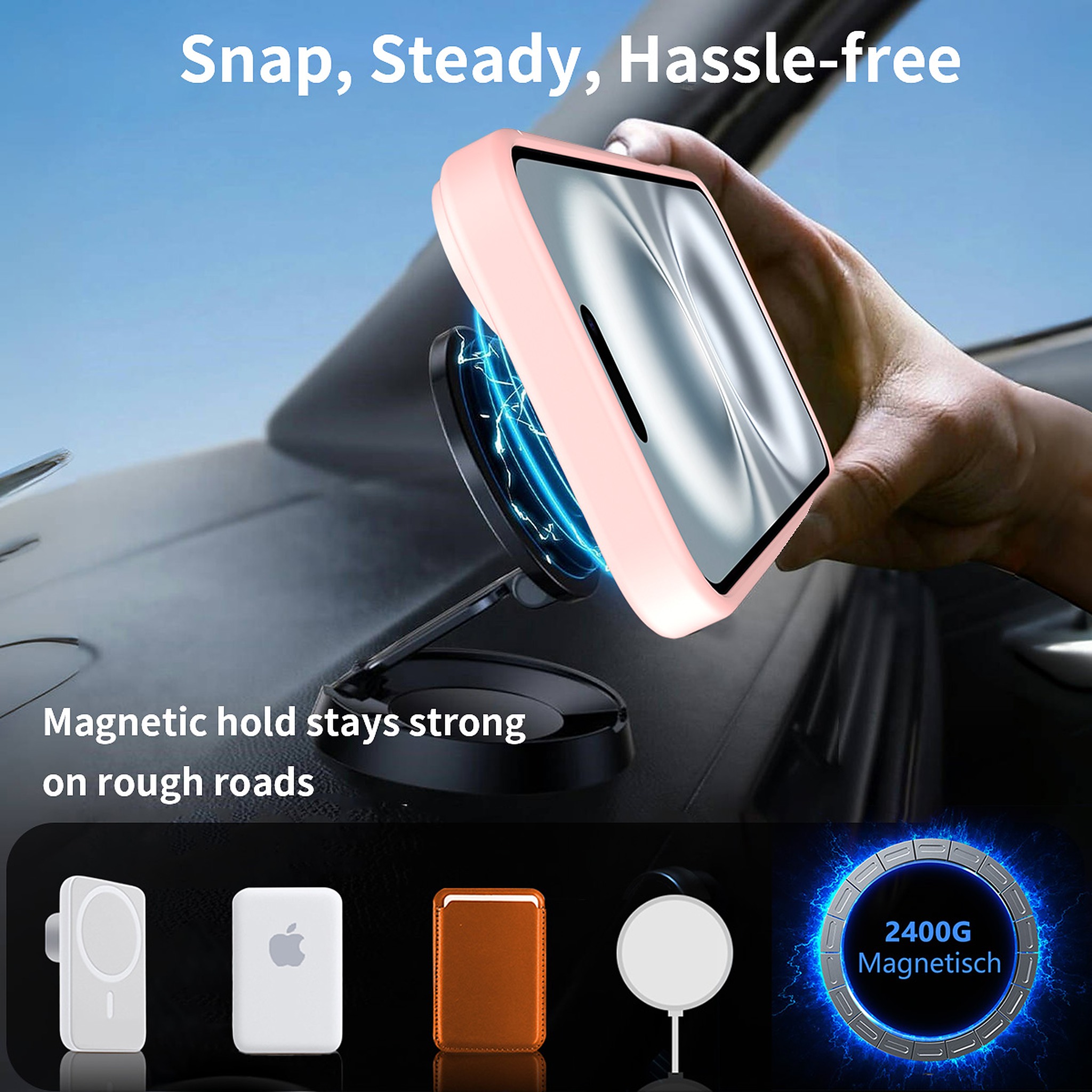 SendaFit Matte 45° Kickstand MagSafe Case for iPhone 16 detail 16