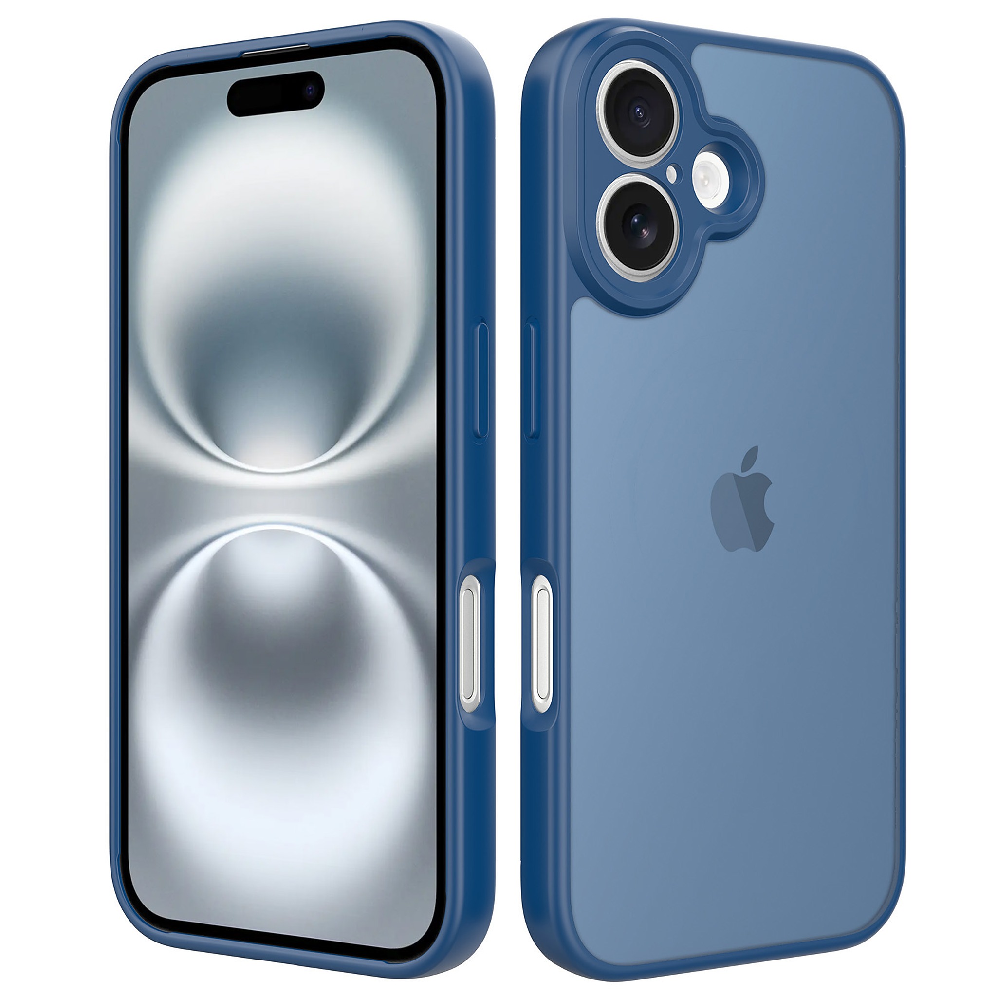 SendaFit Precise-Cutout Matte Skin-Feel Case for iPhone 16 - Royal Blue