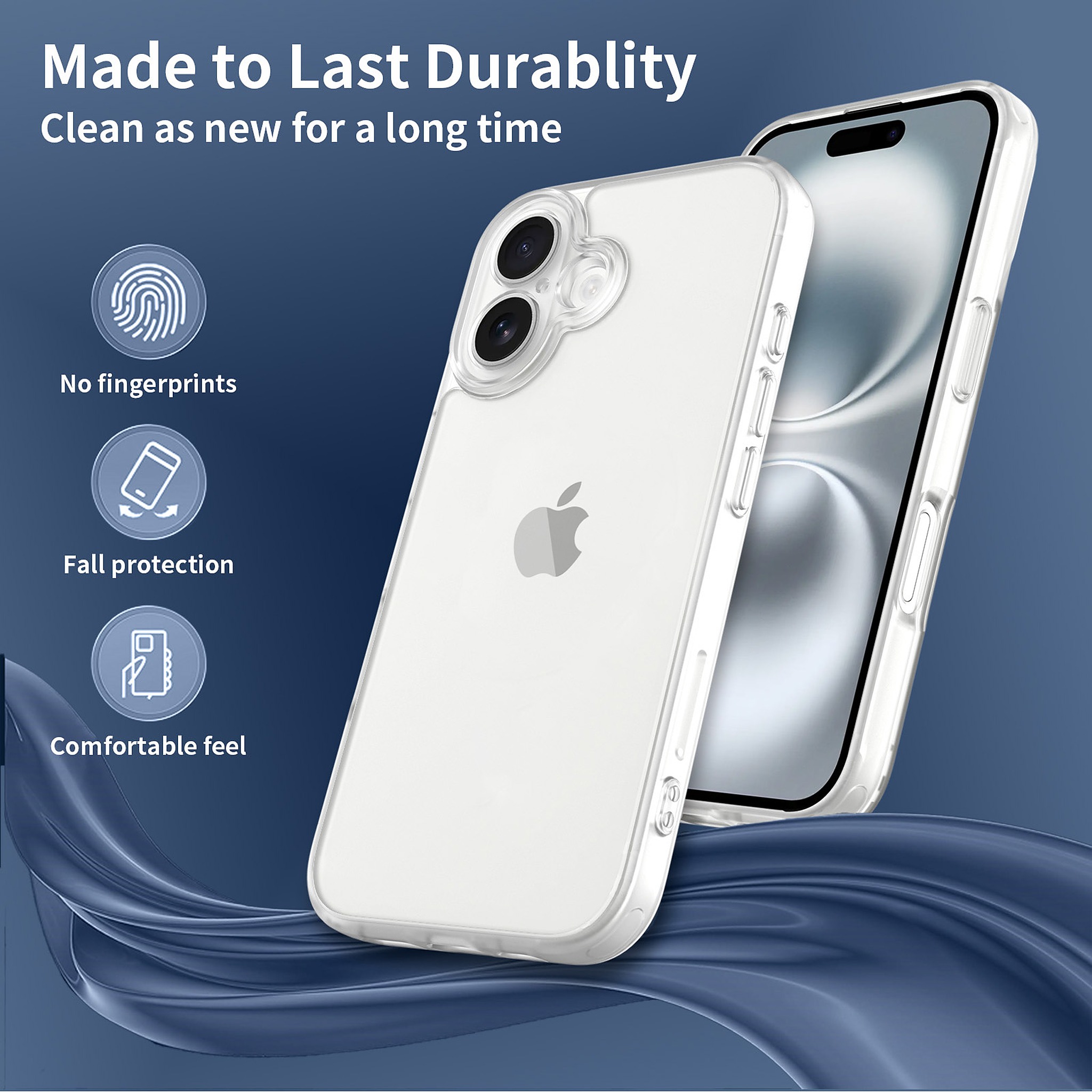 SendaFit Precise-Cutout Matte Skin-Feel Case for iPhone 16 detail 18