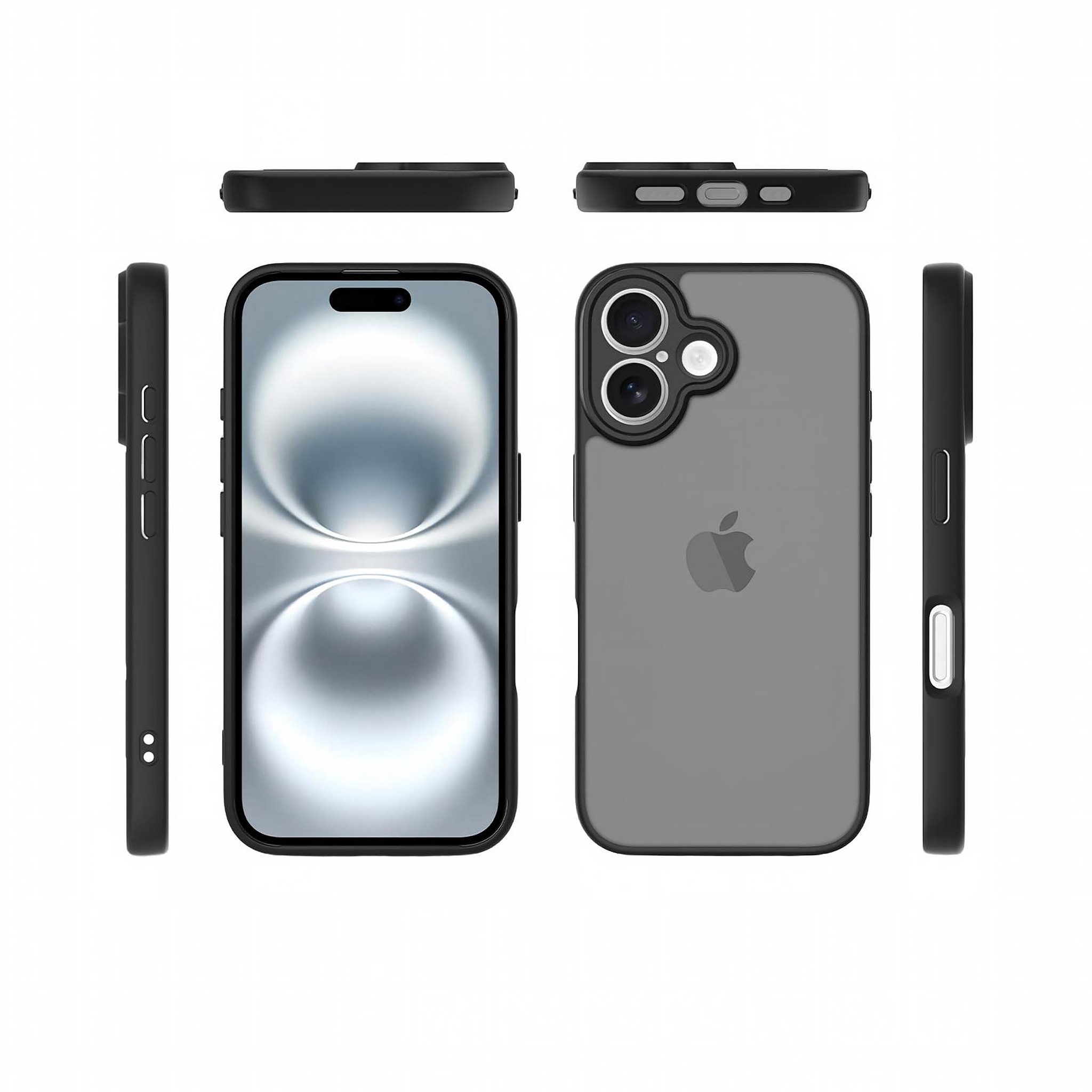SendaFit Precise-Cutout Matte Skin-Feel Case for iPhone 16