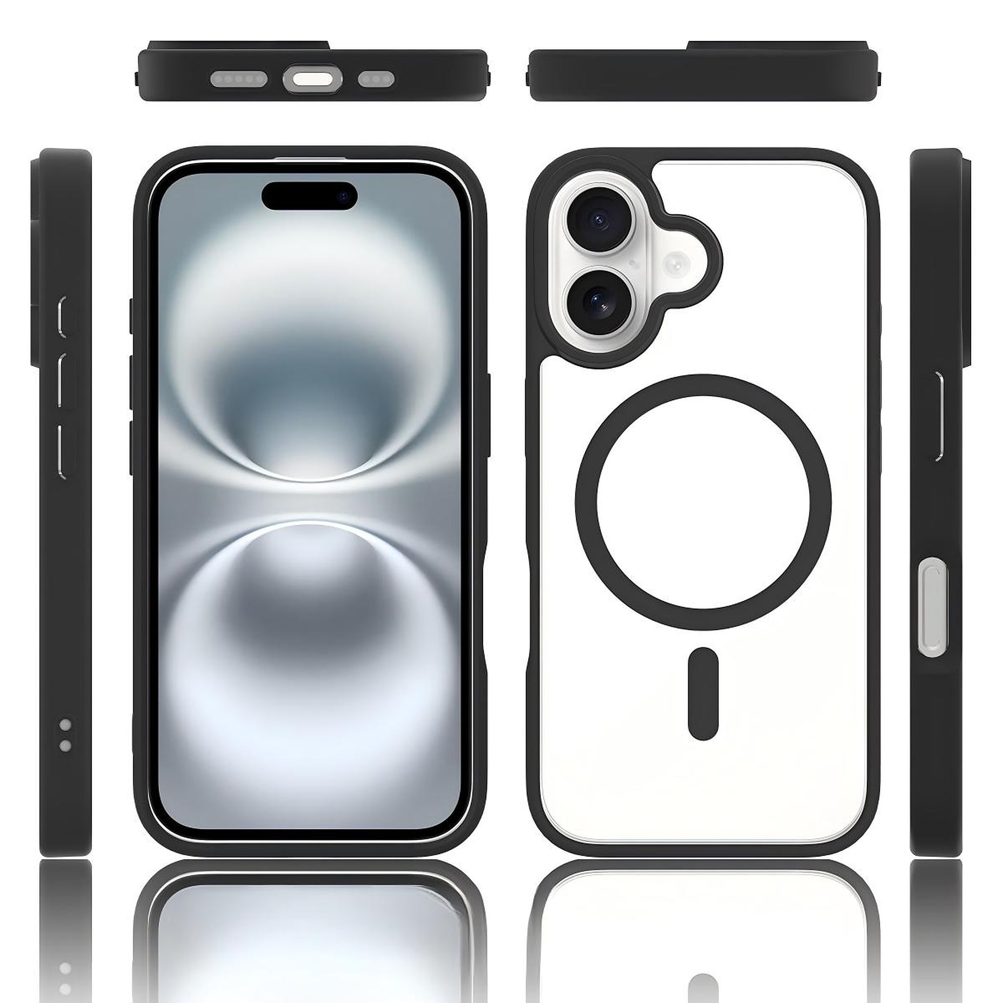 SendaFit Clear Two-in-One MagSafe Case for iPhone 16