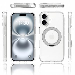 SendaFit Clear 360° Stand Case for iPhone 16