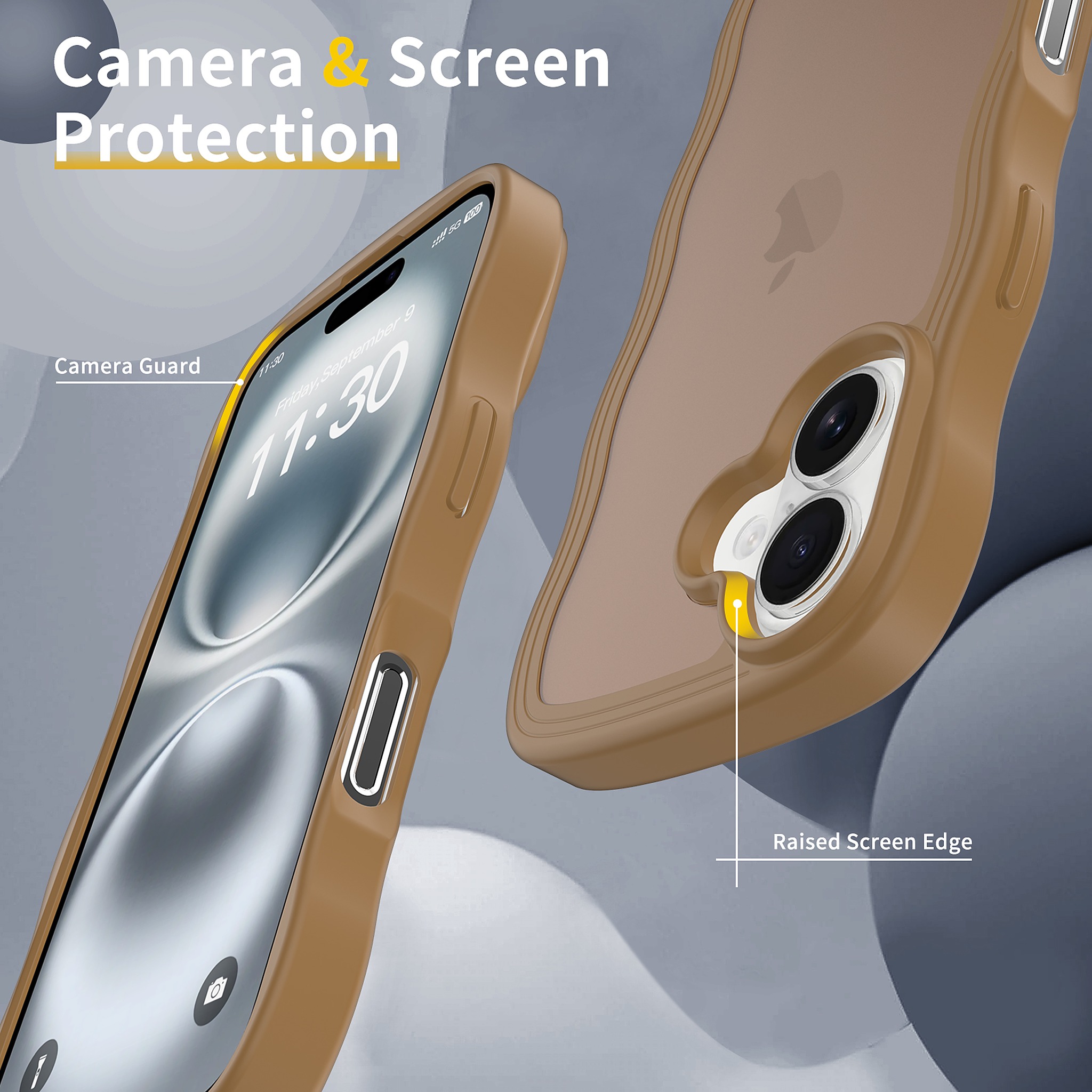SendaFit Wavy Matte Two-in-One Case for iPhone 16 detail 1