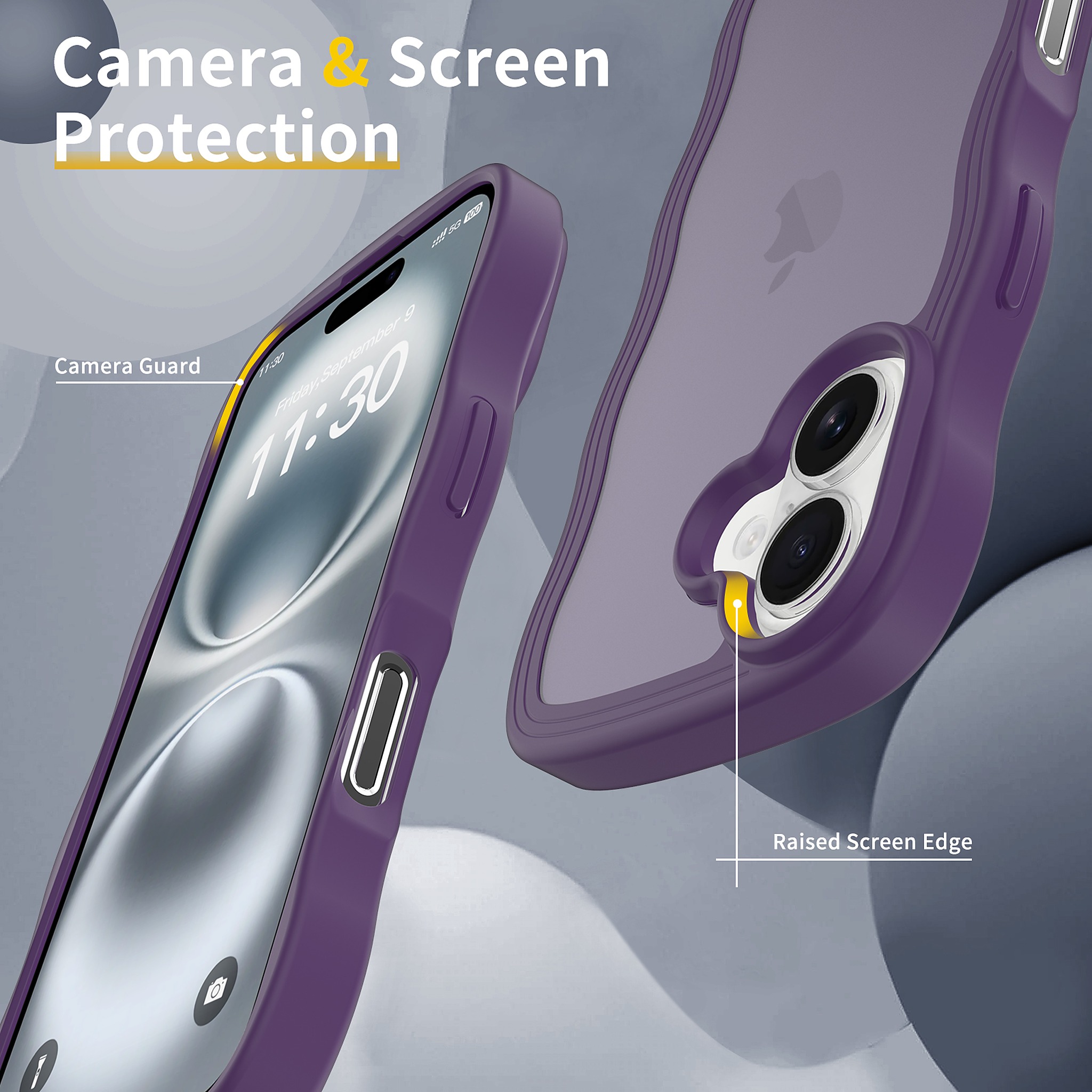 SendaFit Wavy Matte Two-in-One Case for iPhone 16 detail 22