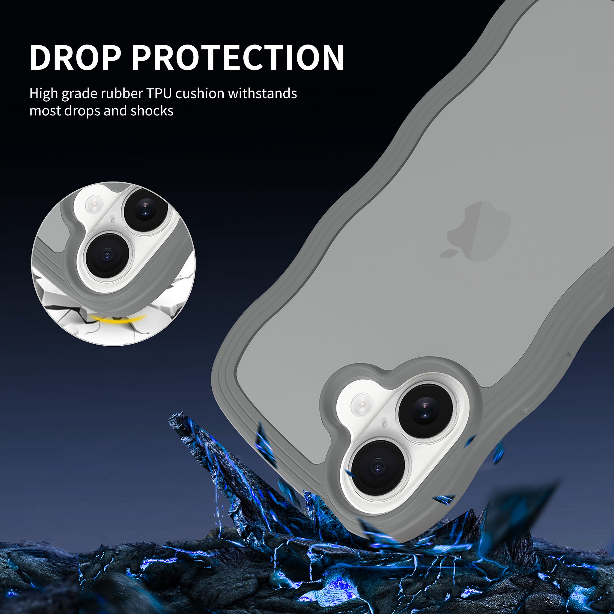 SendaFit Wavy Matte Two-in-One Case for iPhone 16 detail 8