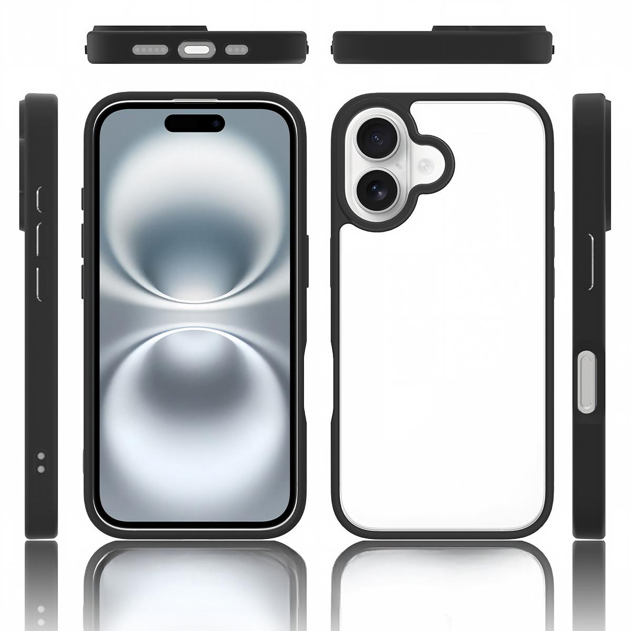 SendaFit Clear Two-in-One Case for iPhone 16