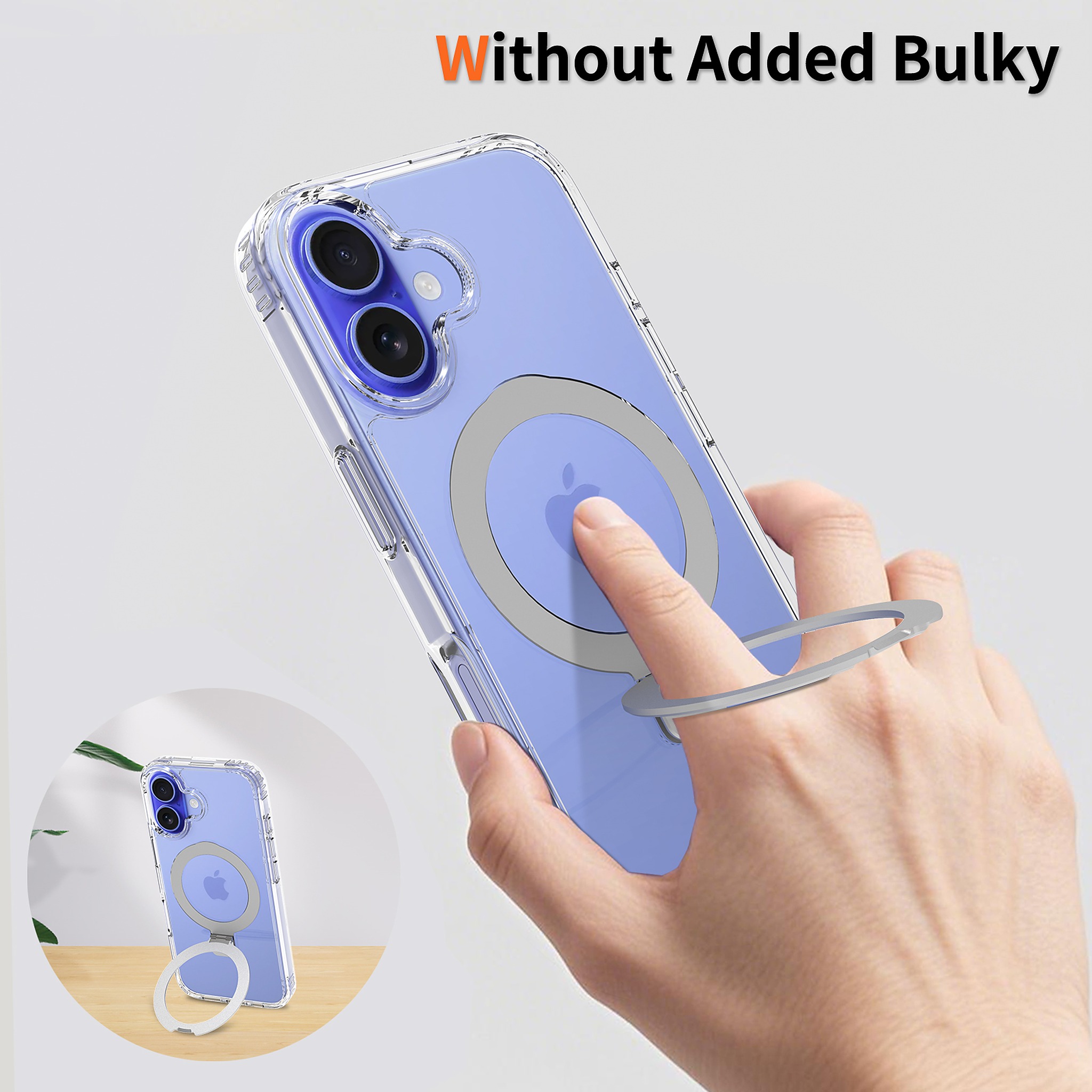 SendaFit Clear Racket-Stand Case for iPhone 16 detail 13