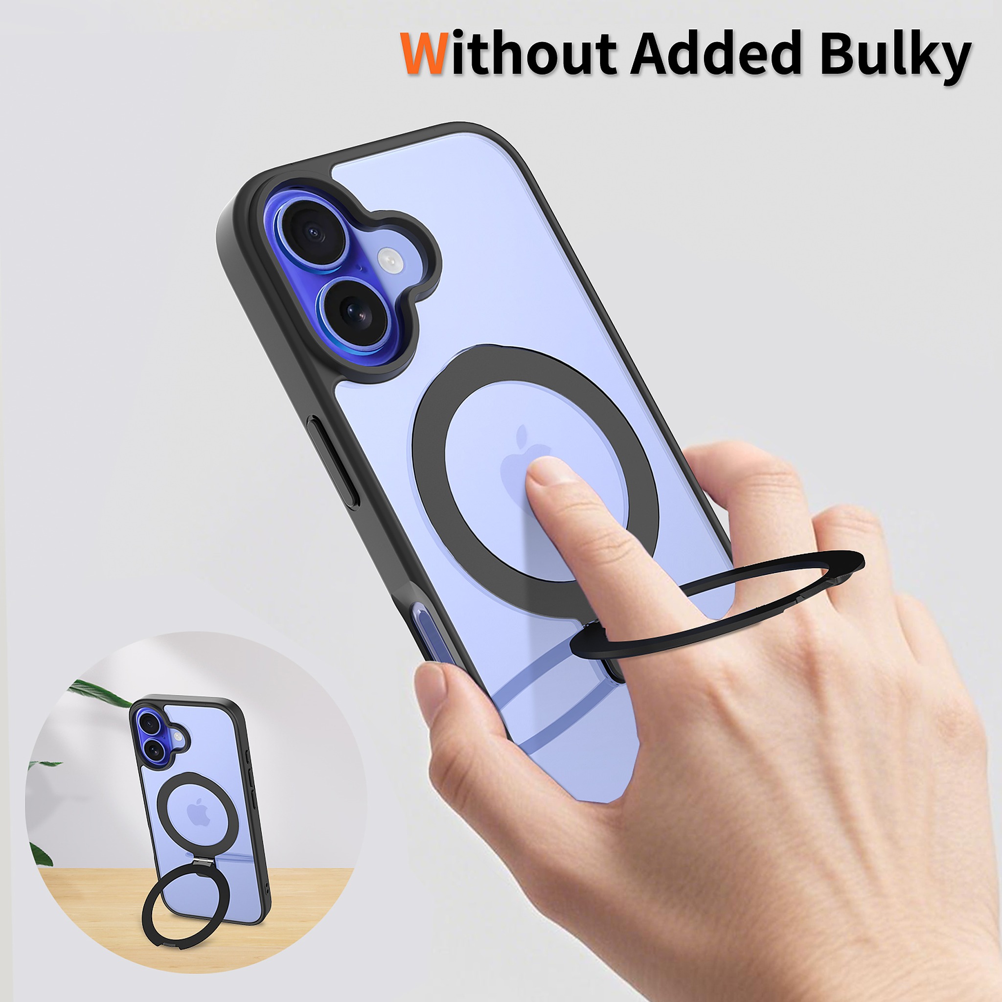SendaFit Clear Racket-Stand Case for iPhone 16 detail 8