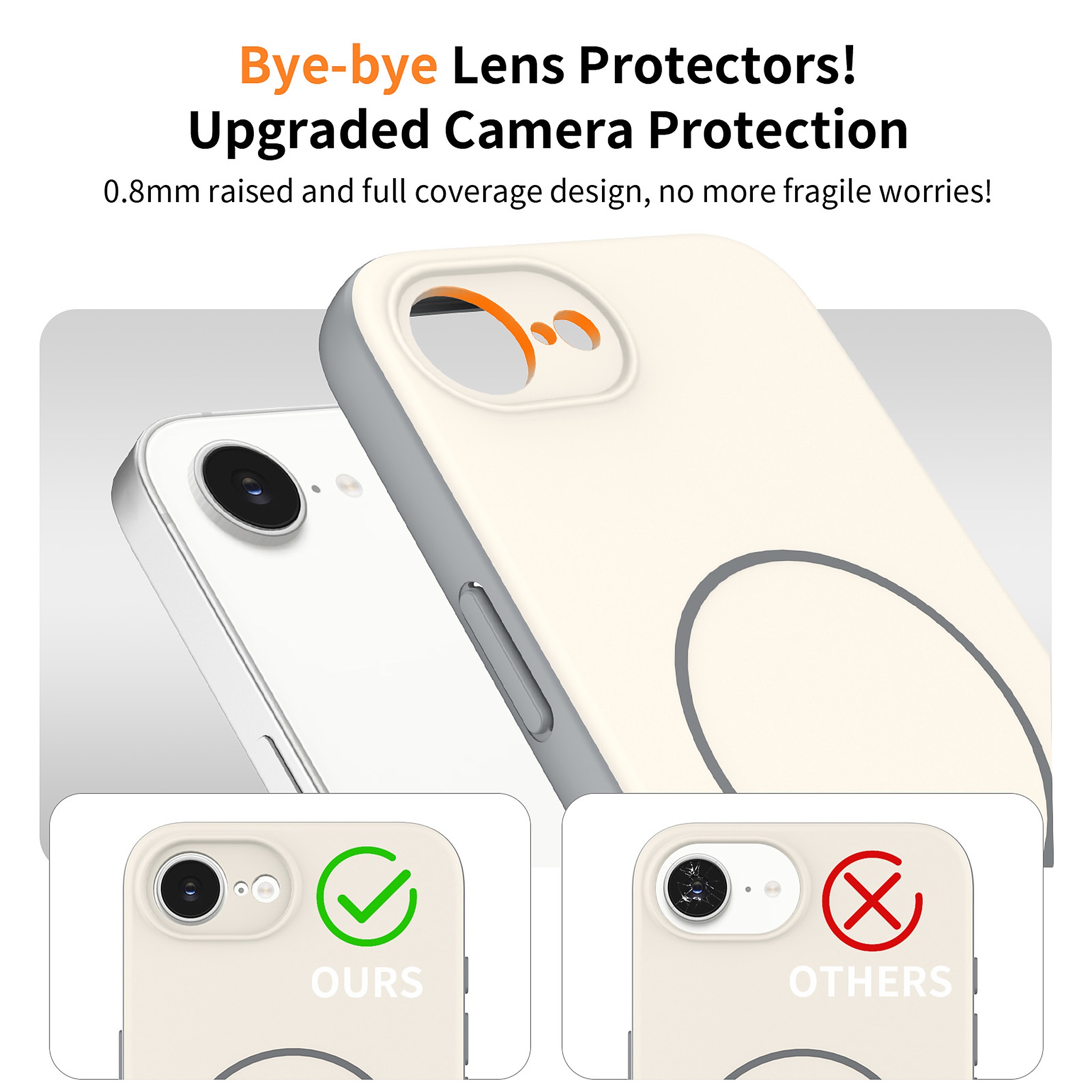 SendaFit Skin-Feel Two-in-One MagSafe Case for iPhone 16e (003 Batch) detail 4
