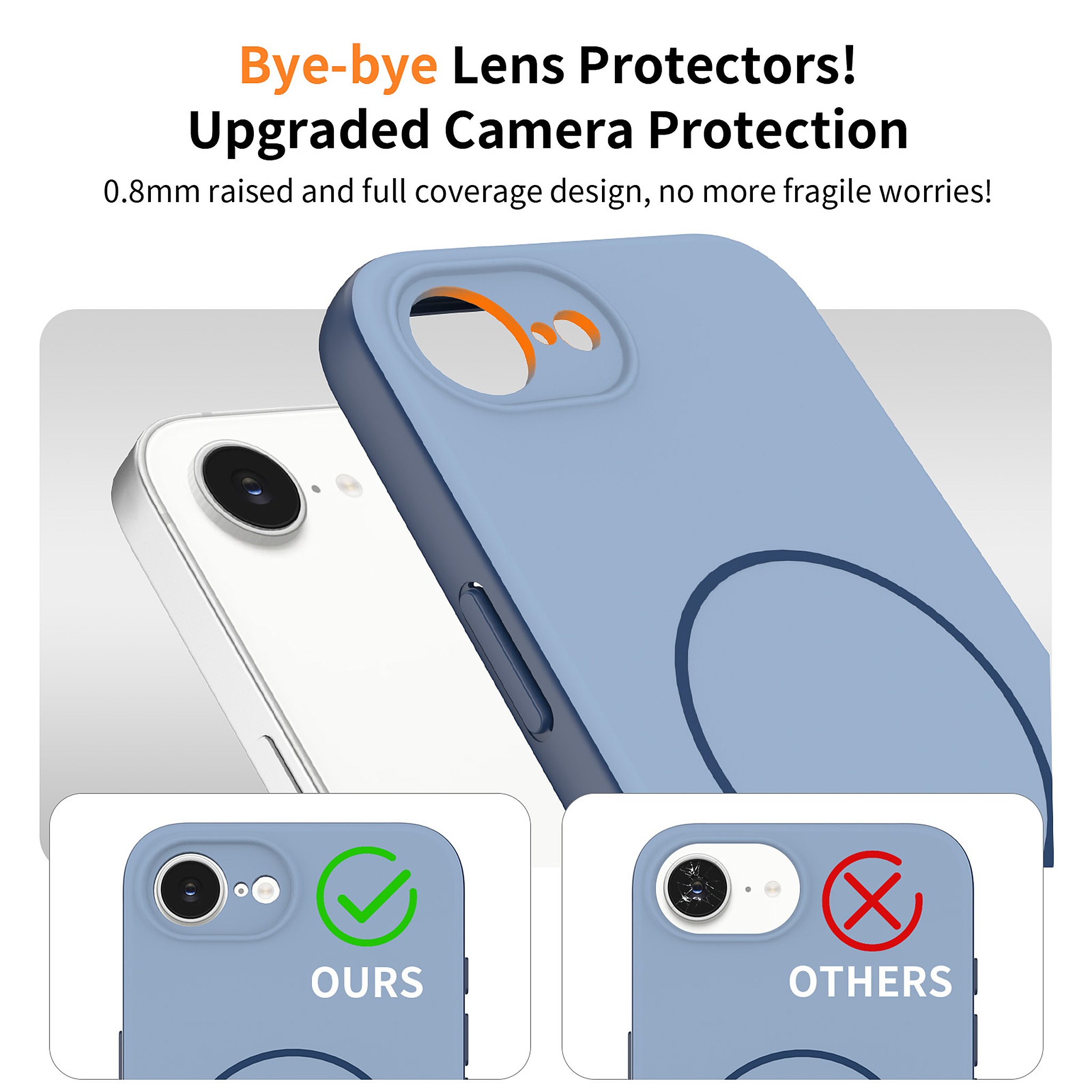 SendaFit Skin-Feel Two-in-One MagSafe Case for iPhone 16e (003 Batch) detail 7