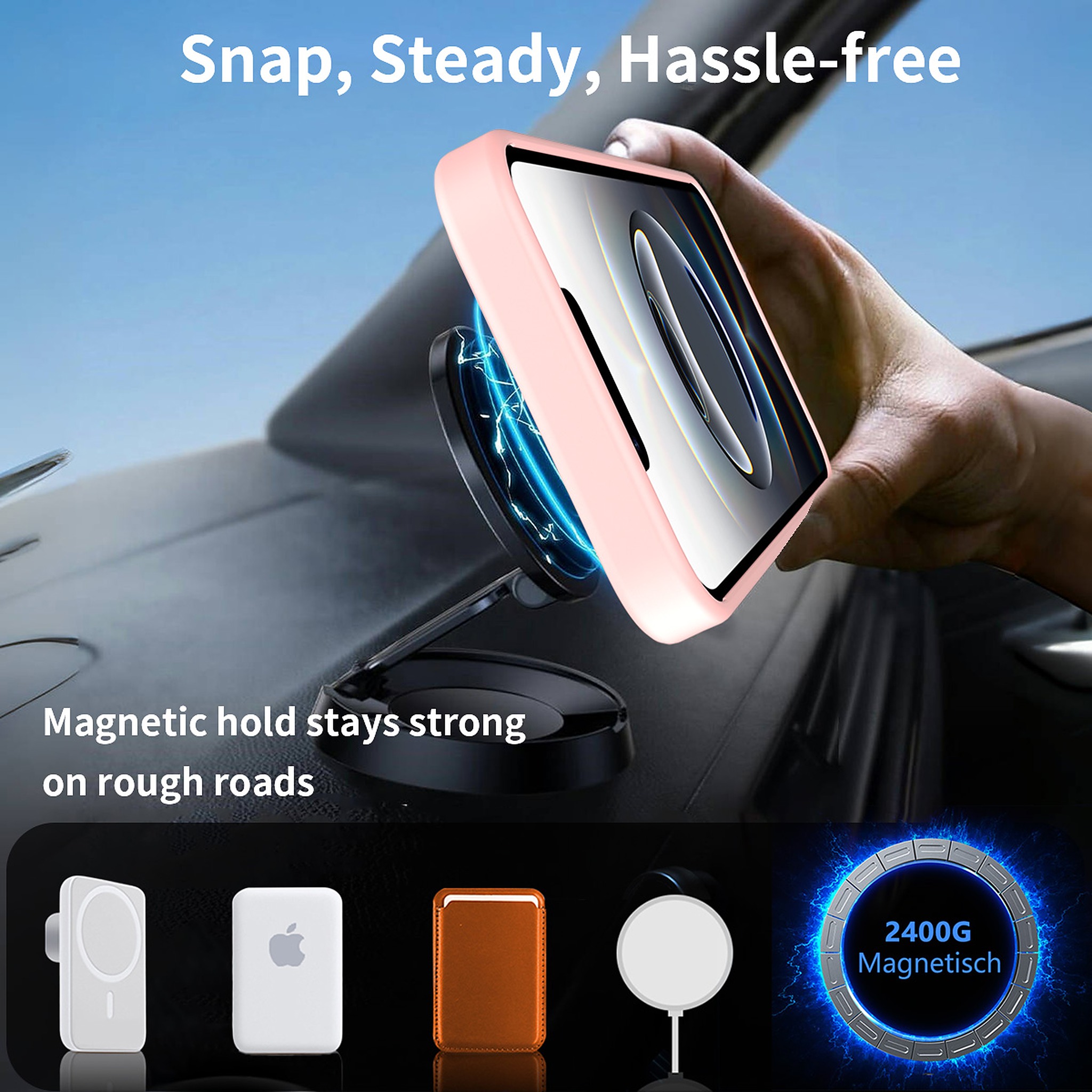 SendaFit Matte 45° Kickstand MagSafe Case for iPhone 16e detail 13