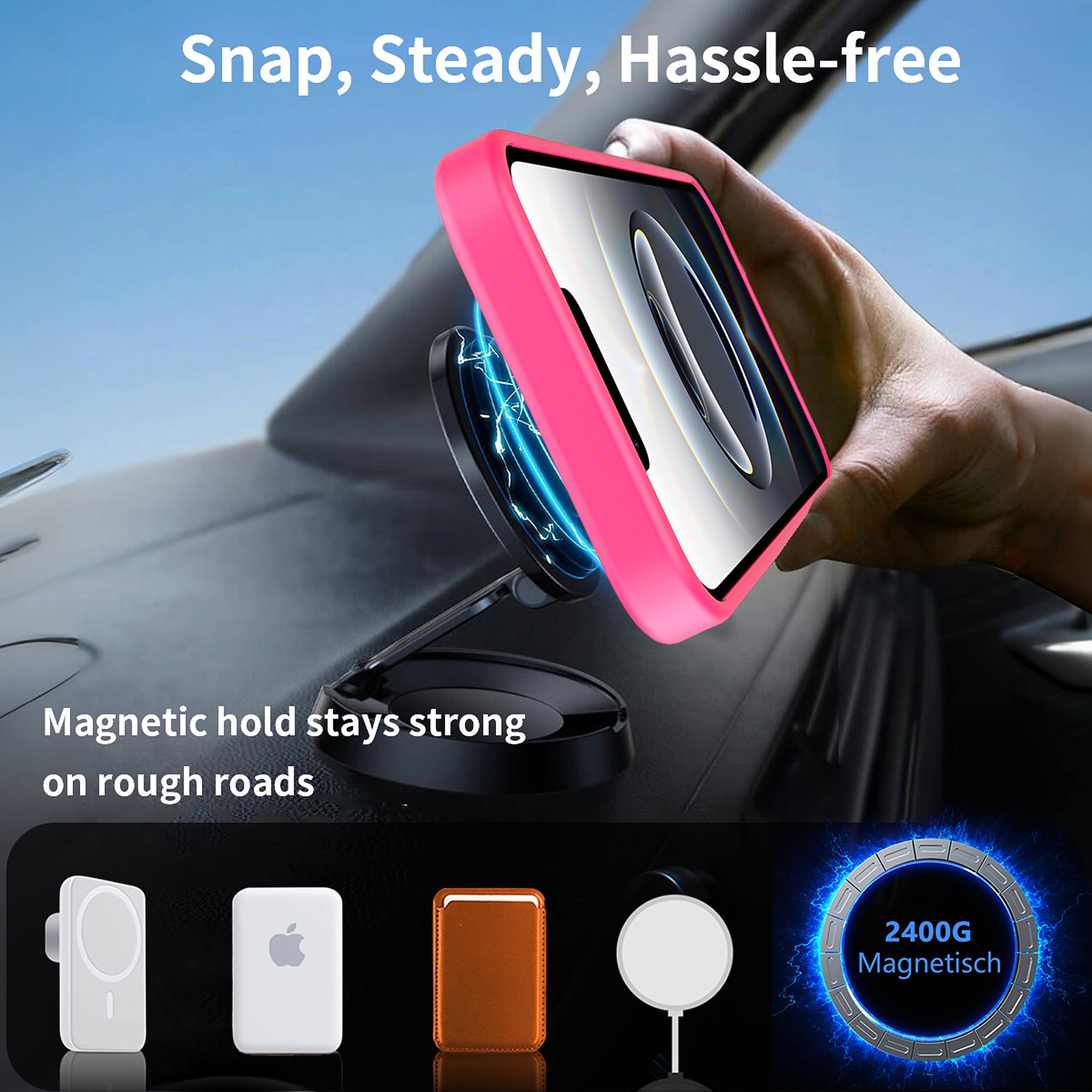 SendaFit Matte 45° Kickstand MagSafe Case for iPhone 16e detail 14