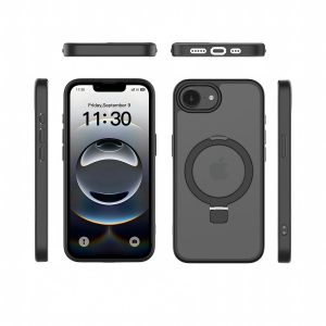 SendaFit Matte Skin-Feel Racket-Stand Case for iPhone 16e