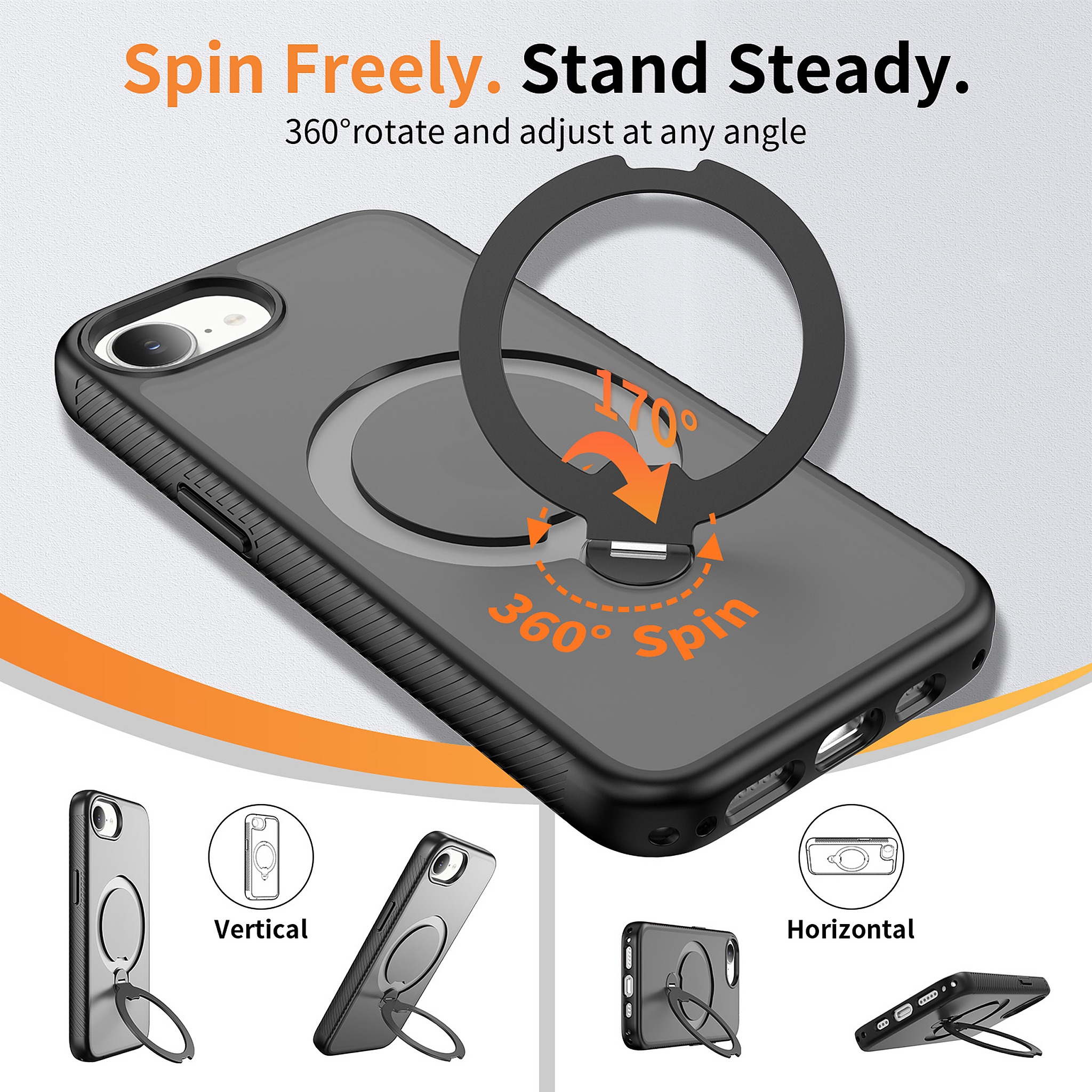 SendaFit 360° Full-Body Two-in-One Case for iPhone 16e detail 17