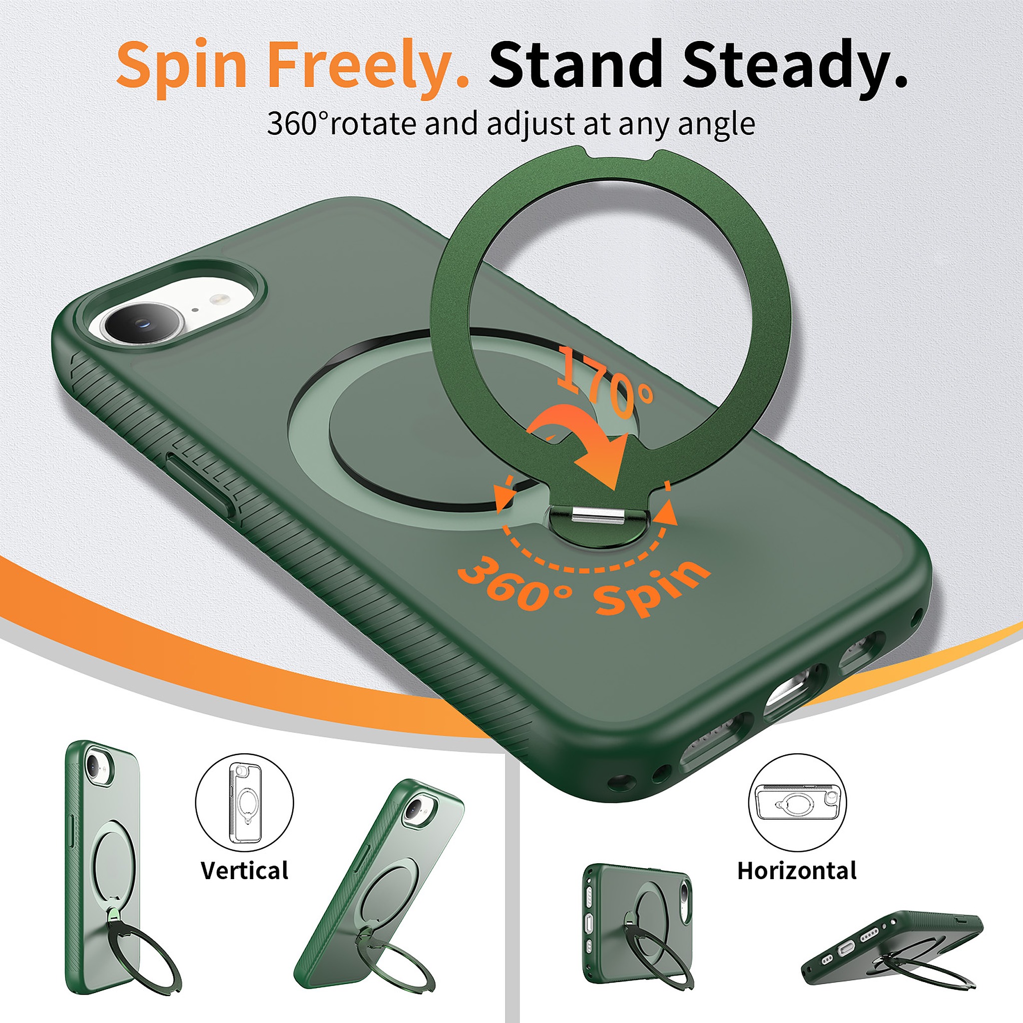 SendaFit 360° Full-Body Two-in-One Case for iPhone 16e detail 4