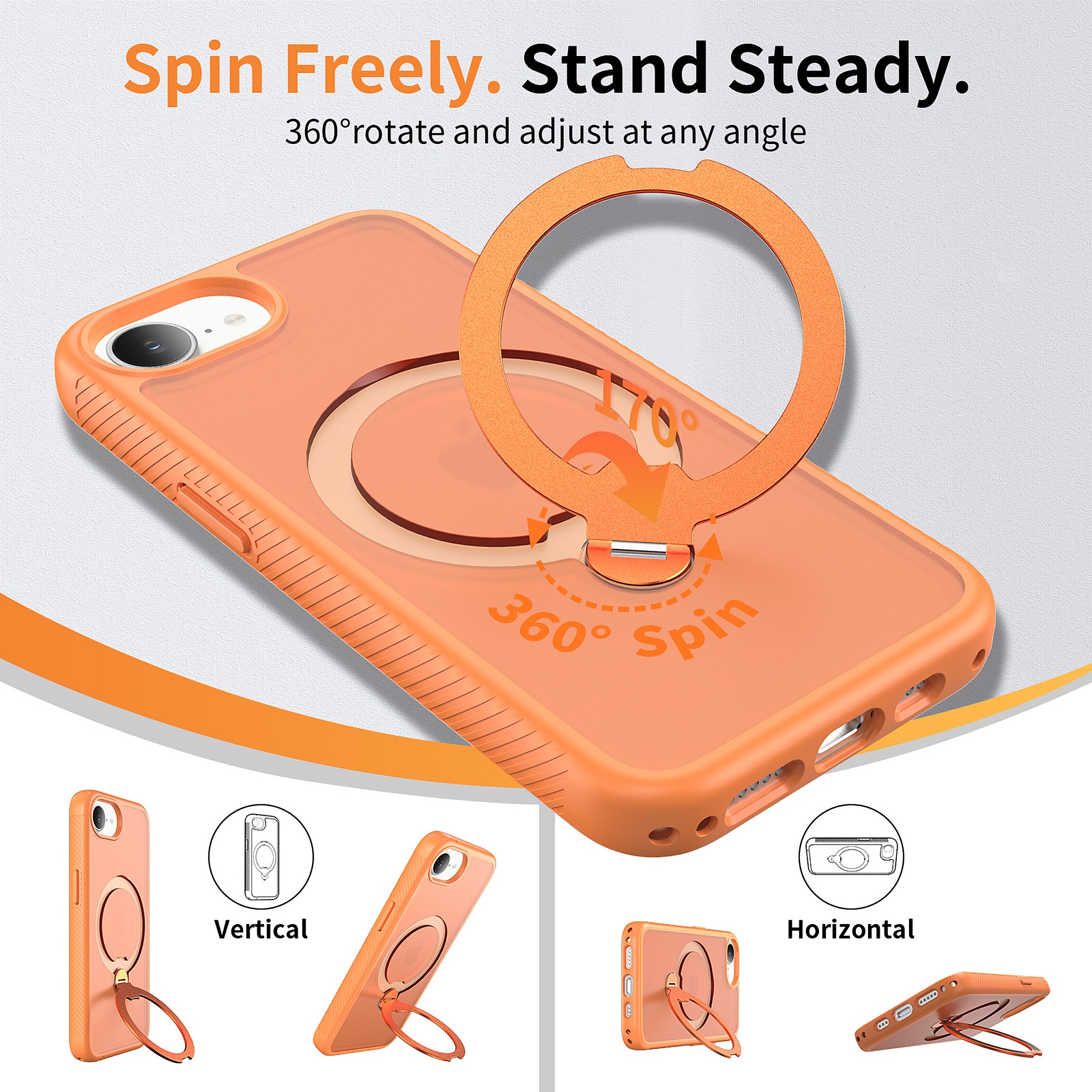 SendaFit 360° Full-Body Two-in-One Case for iPhone 16e detail 8