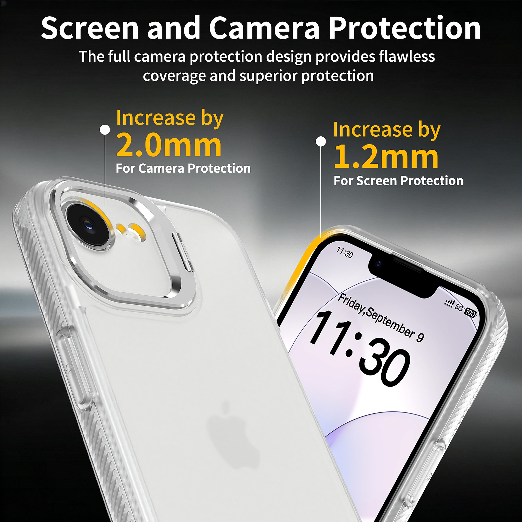 SendaFit Precise-Cutout Camera Stand Case for iPhone 16e detail 10