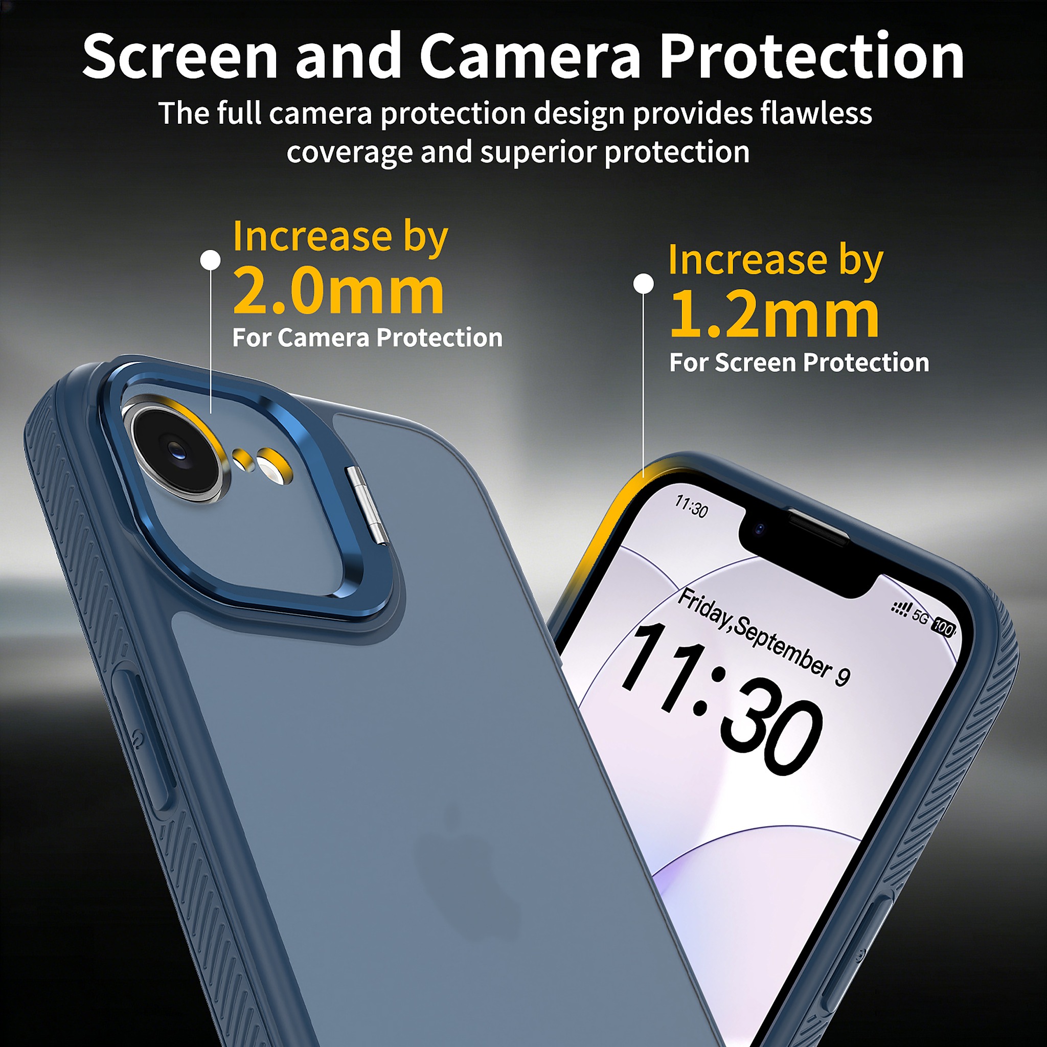 SendaFit Precise-Cutout Camera Stand Case for iPhone 16e detail 11