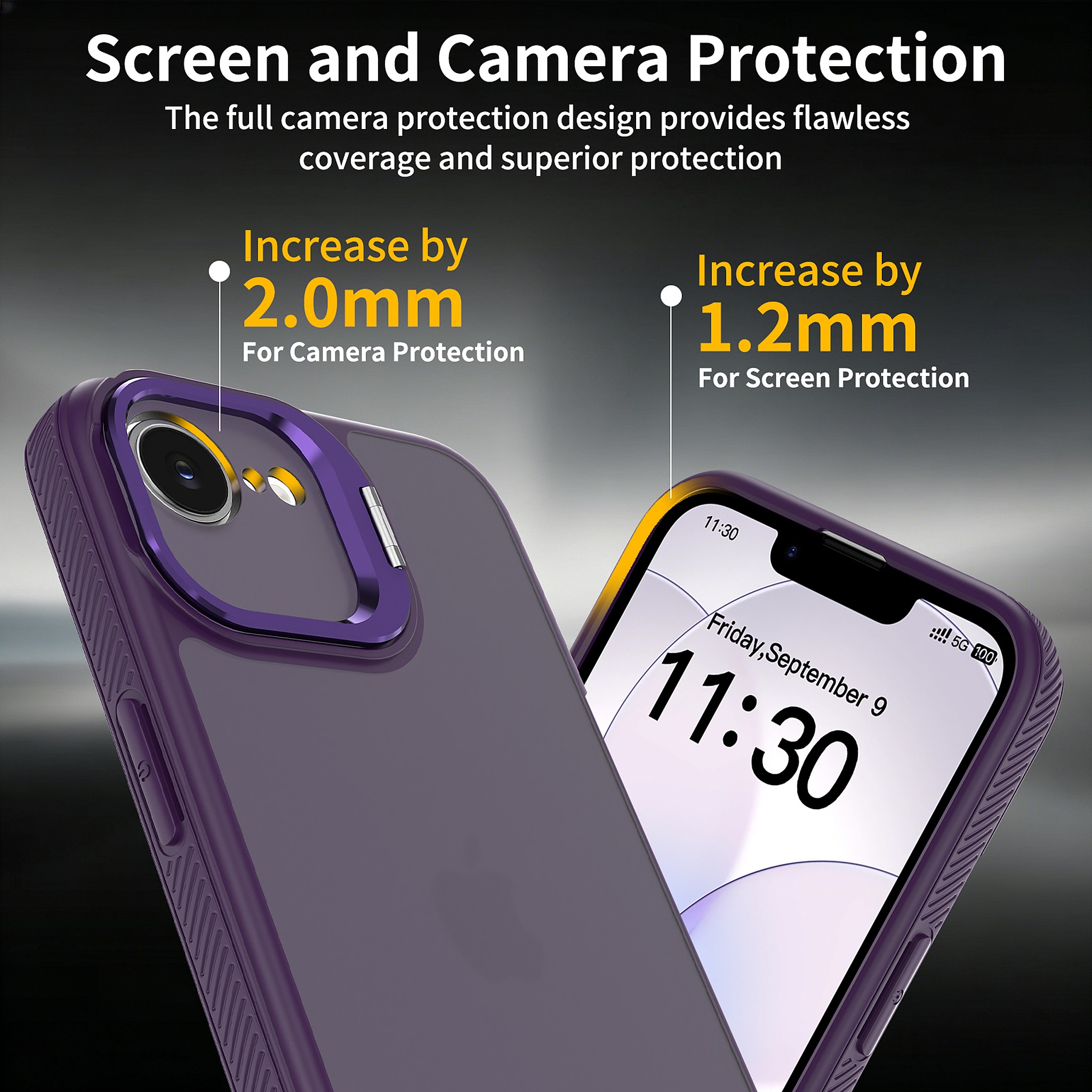 SendaFit Precise-Cutout Camera Stand Case for iPhone 16e detail 7