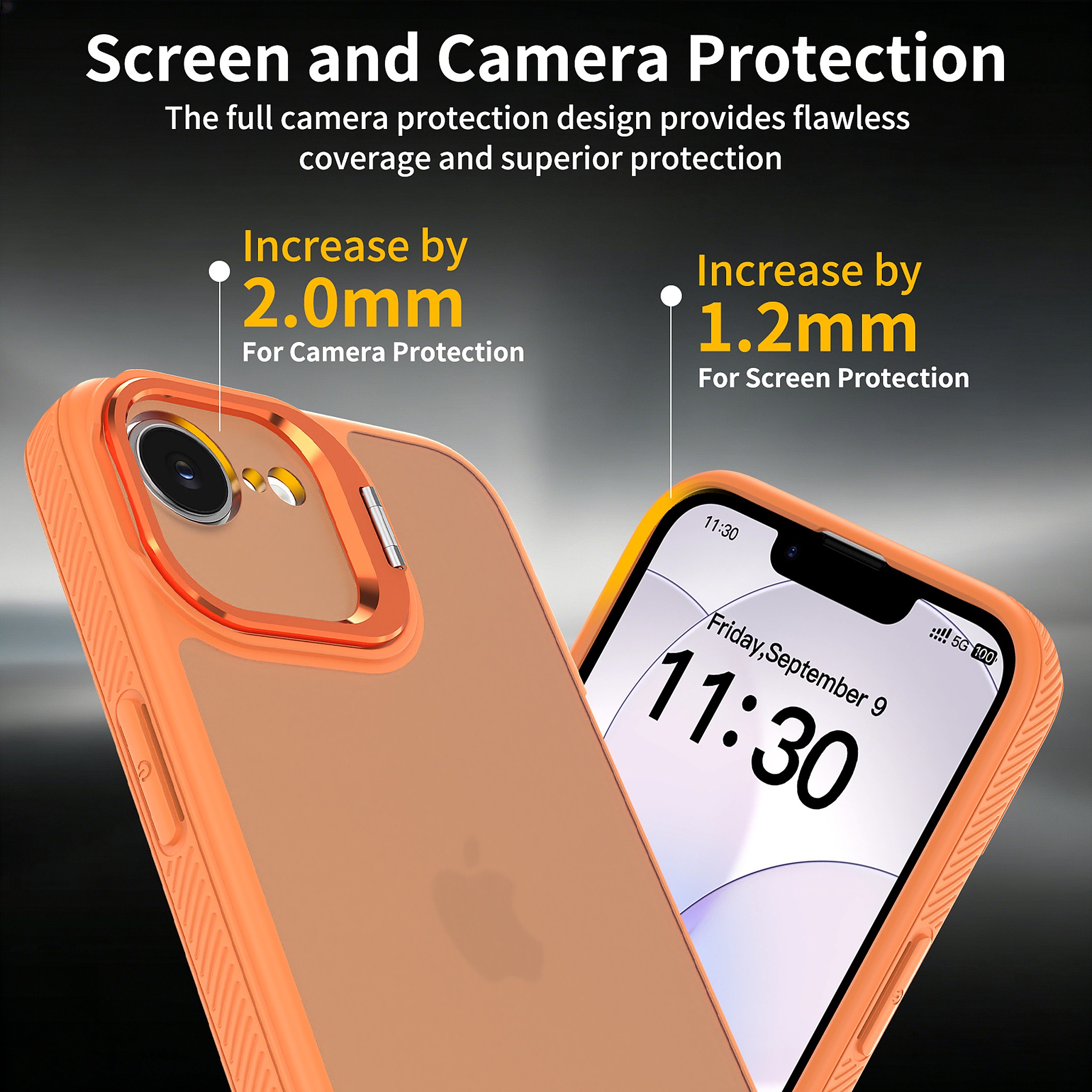 SendaFit Precise-Cutout Camera Stand Case for iPhone 16e detail 8