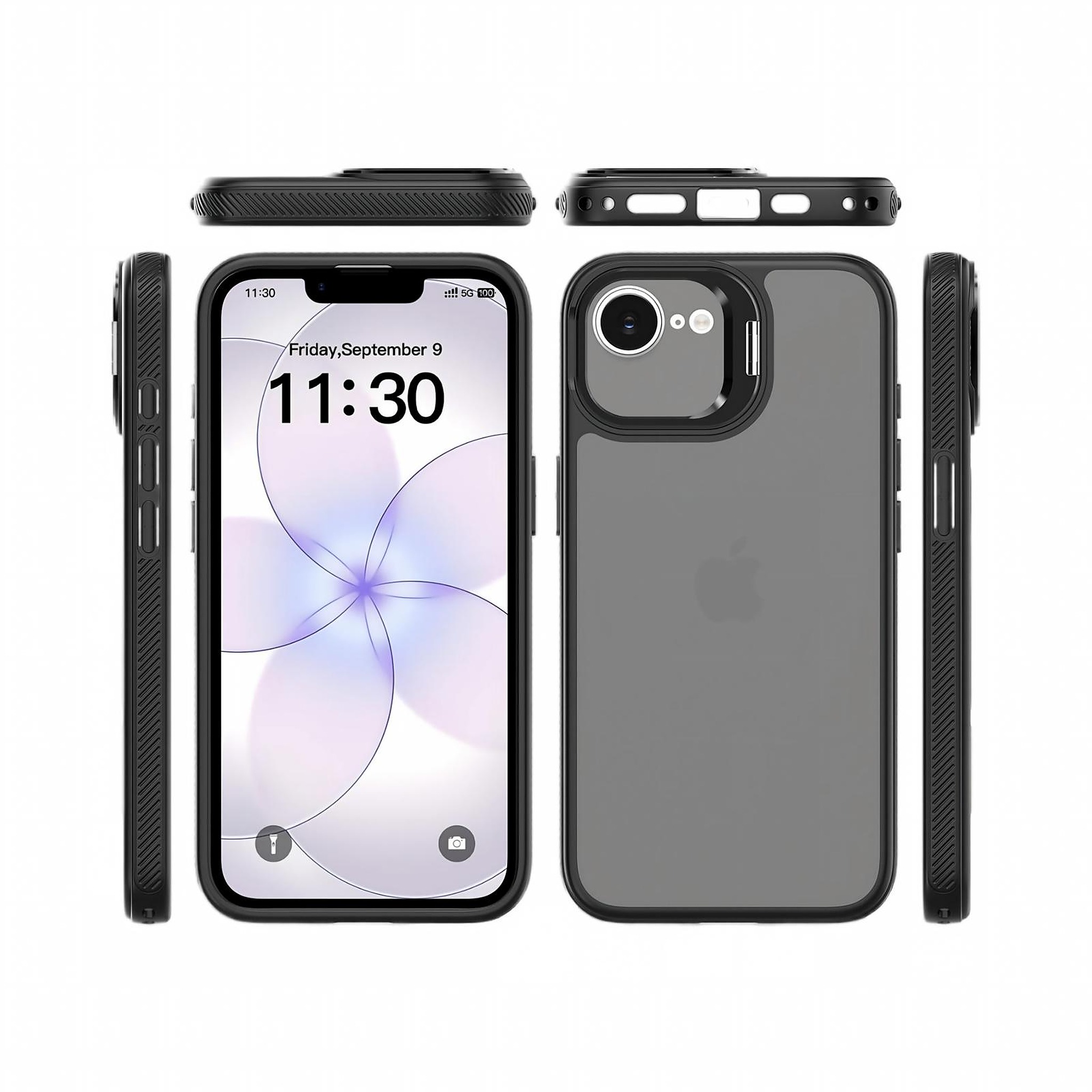 SendaFit Precise-Cutout Camera Stand Case for iPhone 16e