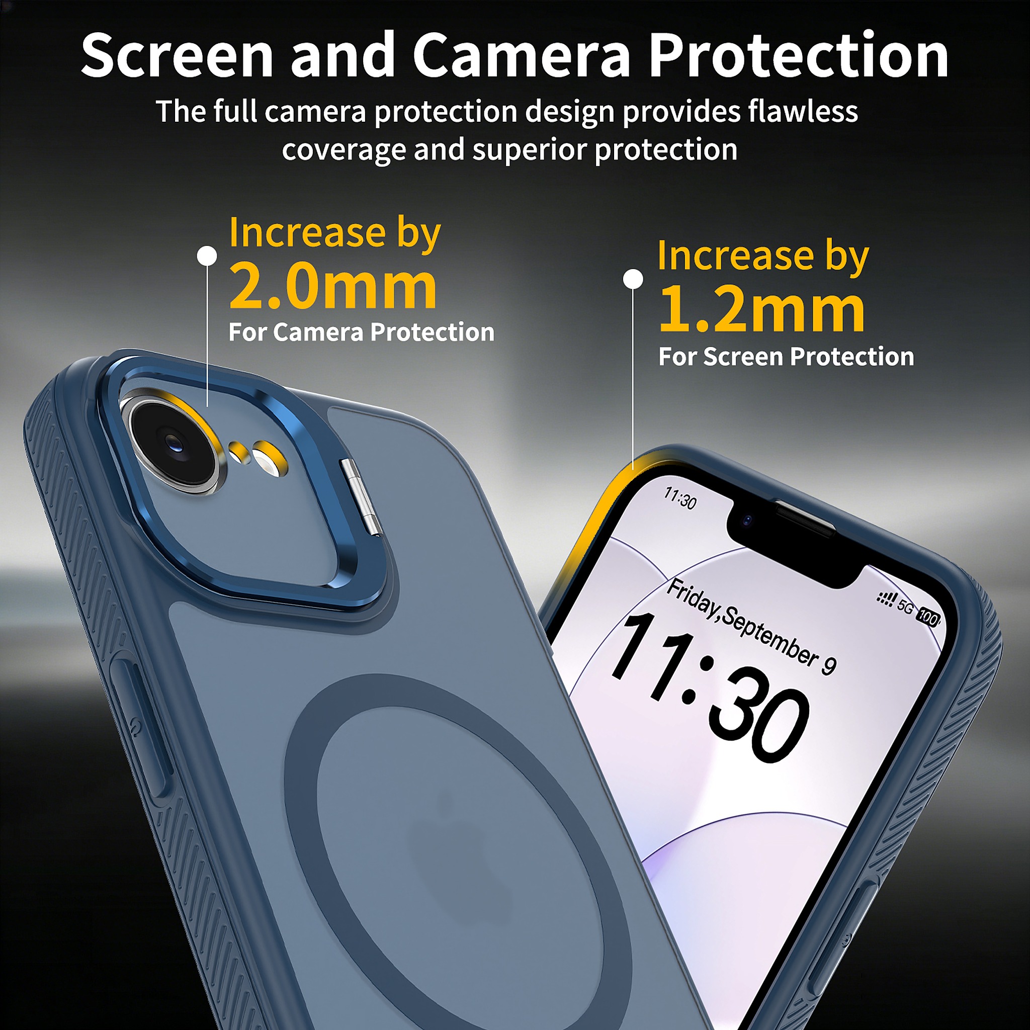 SendaFit Precise-Cutout Camera Stand MagSafe Case for iPhone 16e detail 10