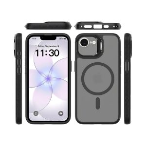 SendaFit Precise-Cutout Camera Stand MagSafe Case for iPhone 16e